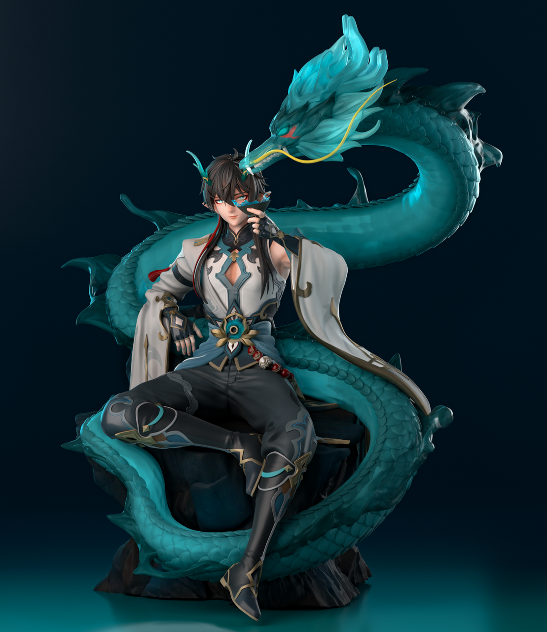 PRE-ORDER 101 Studio - Honkai: Star Rail - Dan Heng·Imbibitor Lunae 1/6 Statue(GK)