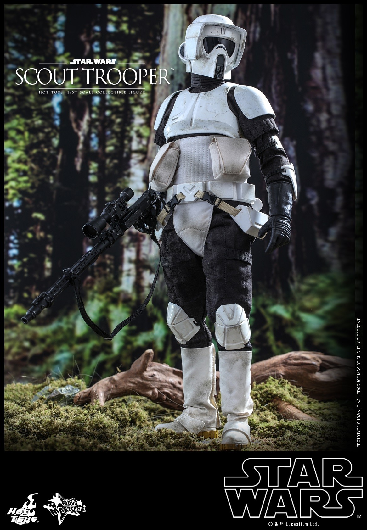 【IN STOCK】Hot Toys MMS612 Star Wars Episode VI Return Of The Jedi Scout Trooper 1/6 Action Figure