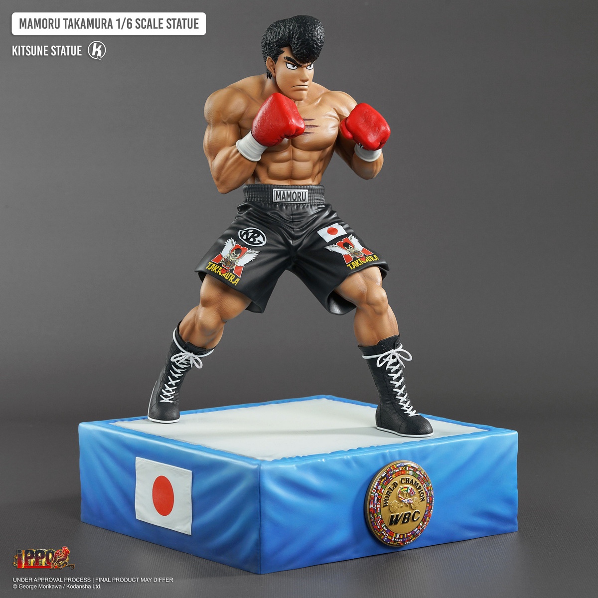 PRE-ORDER Kitsune Statue Licensed Hajime no Ippo Takamura 1/6 Resin Statue(GK)