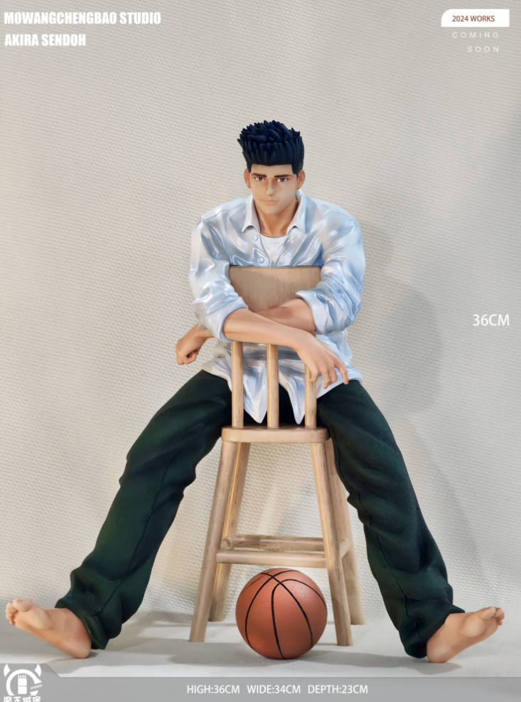 PRE-ORDER MoWangChengBao Studio - SLAM DUNK - Akira Sendoh 1/4 Scale Statue (GK)