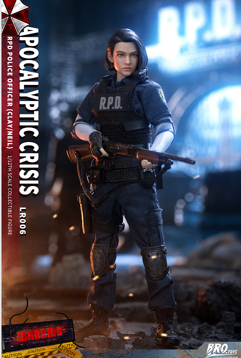 PRE-ORDER BROTOYS Studio Doomsday Crisis RPD Police Officer SuitClay/neilLR006 1/12 Action Figure
