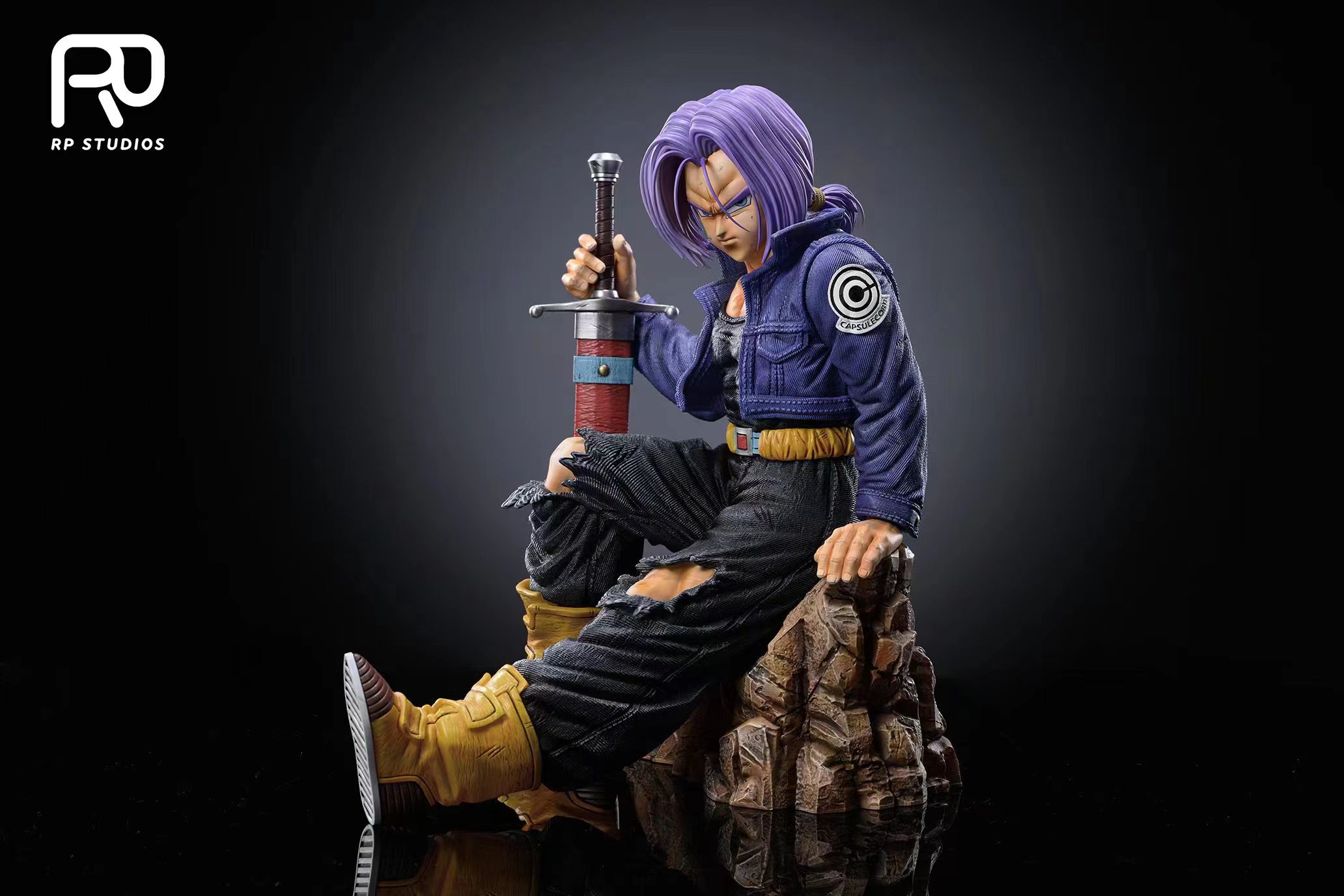 PRE-ORDER RP Studio - Dragon Ball Name Scene #2 Future Long Hair Trunks 1/4 & 1/6 Statue(GK)