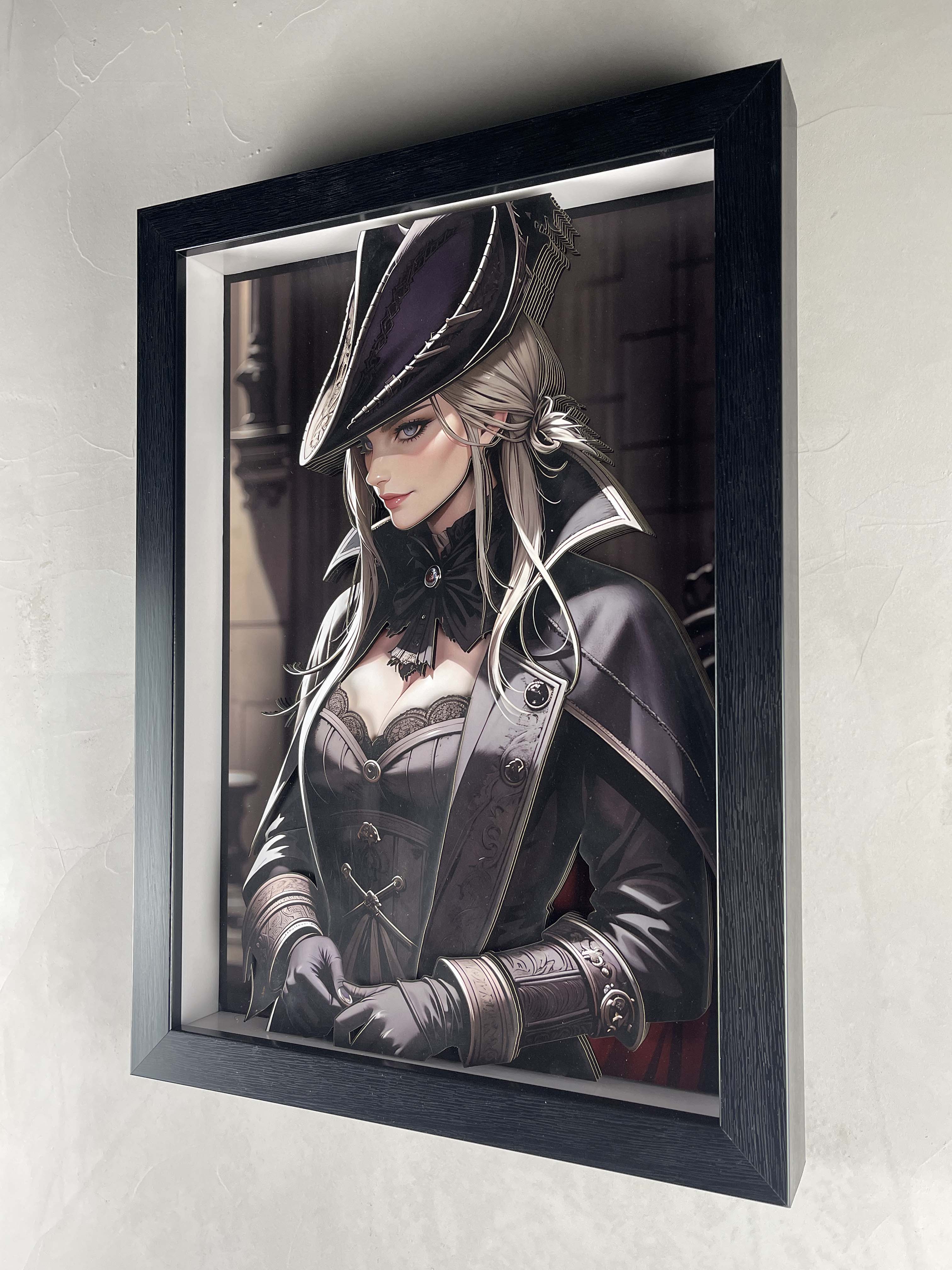 Dorobou Neko Studio - Bloodborne - DSUB-001 Lady Maria 3D Decorative Painting Scene (Adult 18+)