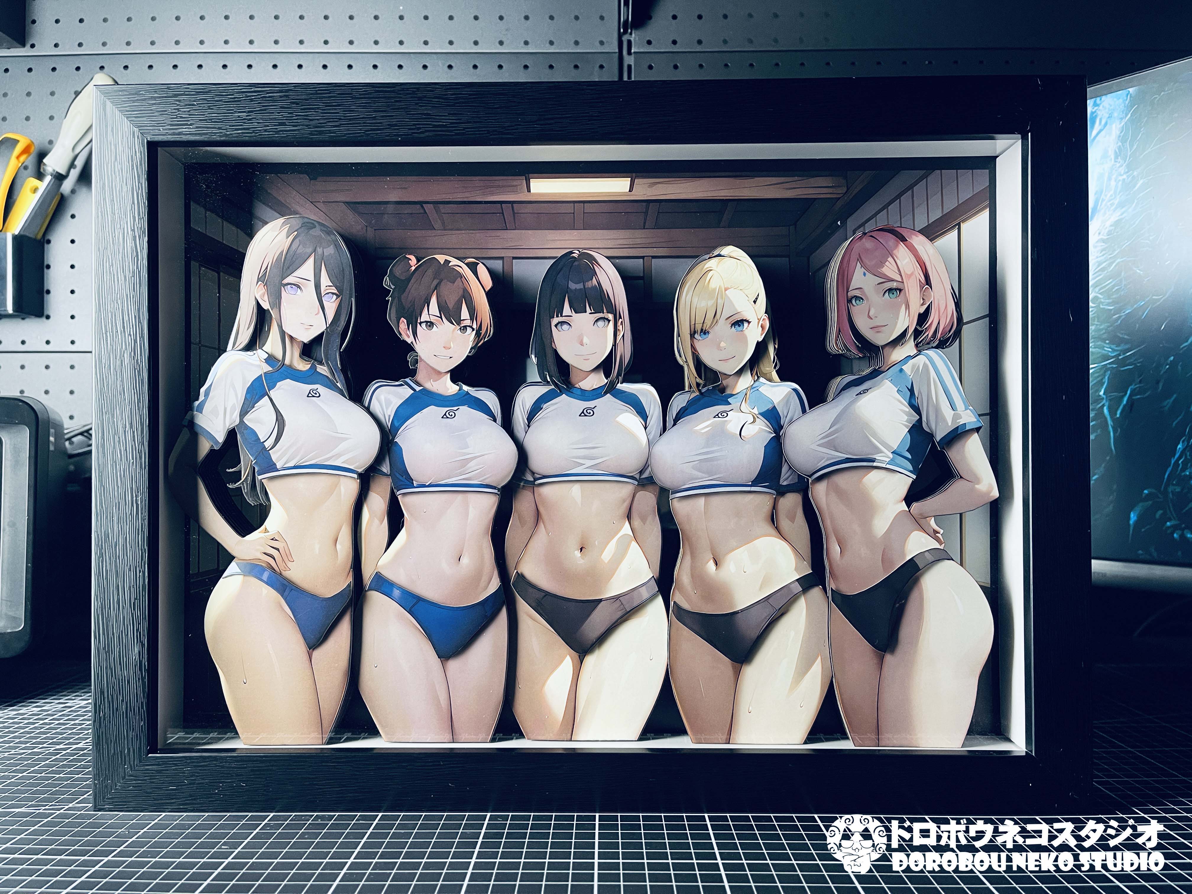 Dorobou Neko Studio-Naruto DSMP-001 Decorative Painting of Girls Scene (Adult 18+)