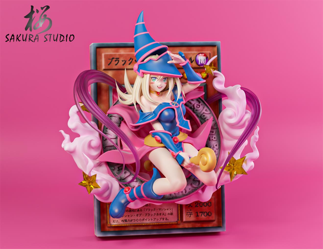 PRE-ORDER SAKURA Studio - Yu-Gi-Oh Frame #3 Dark Magician Girl #4 Dark Magician Statue(GK)