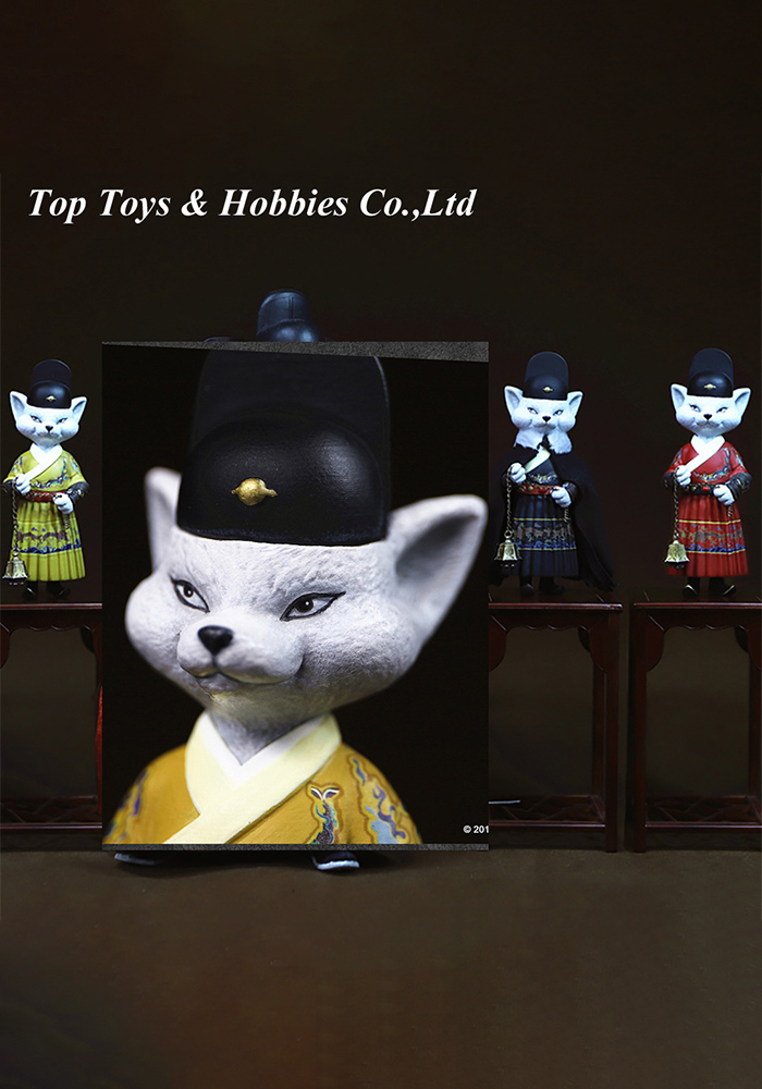 11cm Ming storm troopers Q version imperial guards Jin Yiwei White Fox figure with original box