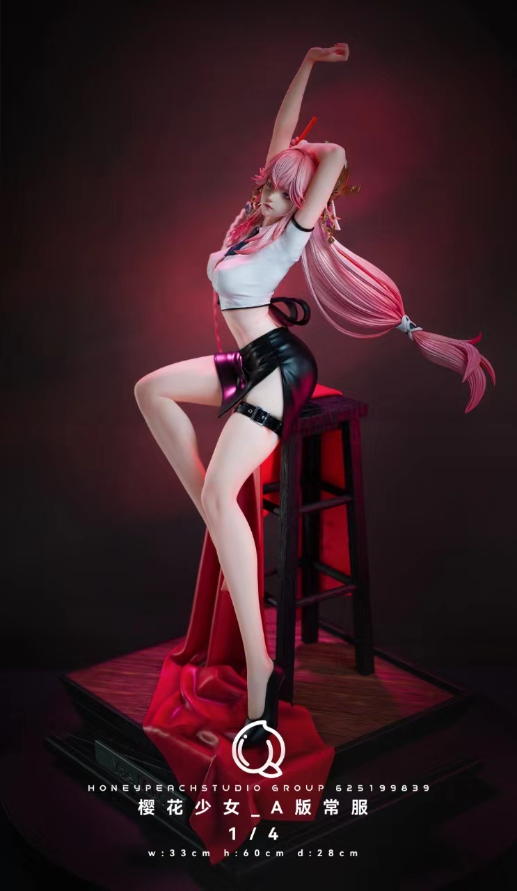PRE-ORDER Honey Peach Studio - Yae Miko 1/4 Statue(GK) (Adult 18+)