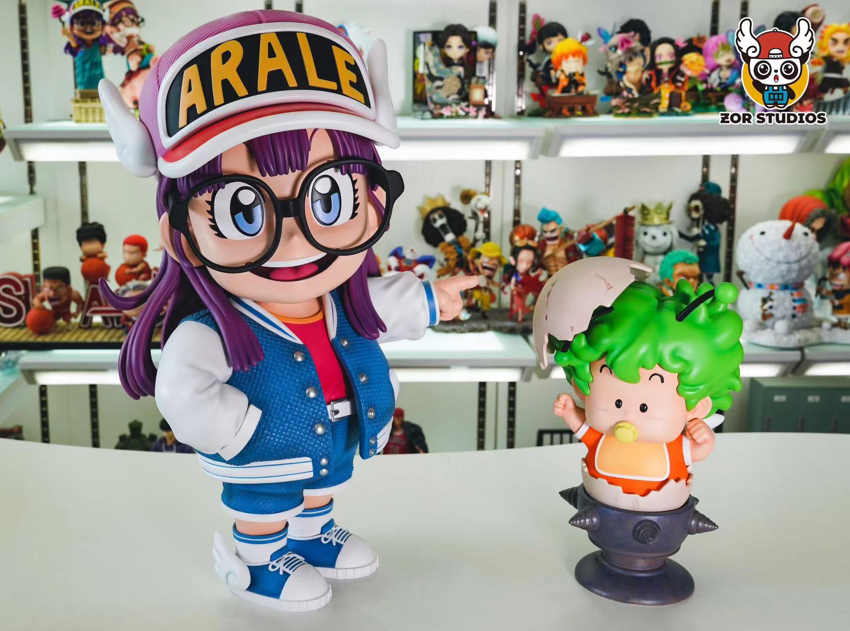 PRE-ORDER Zor Studio - Dr. Slump Baseball Uniform Arale 1/2 Statue(GK)