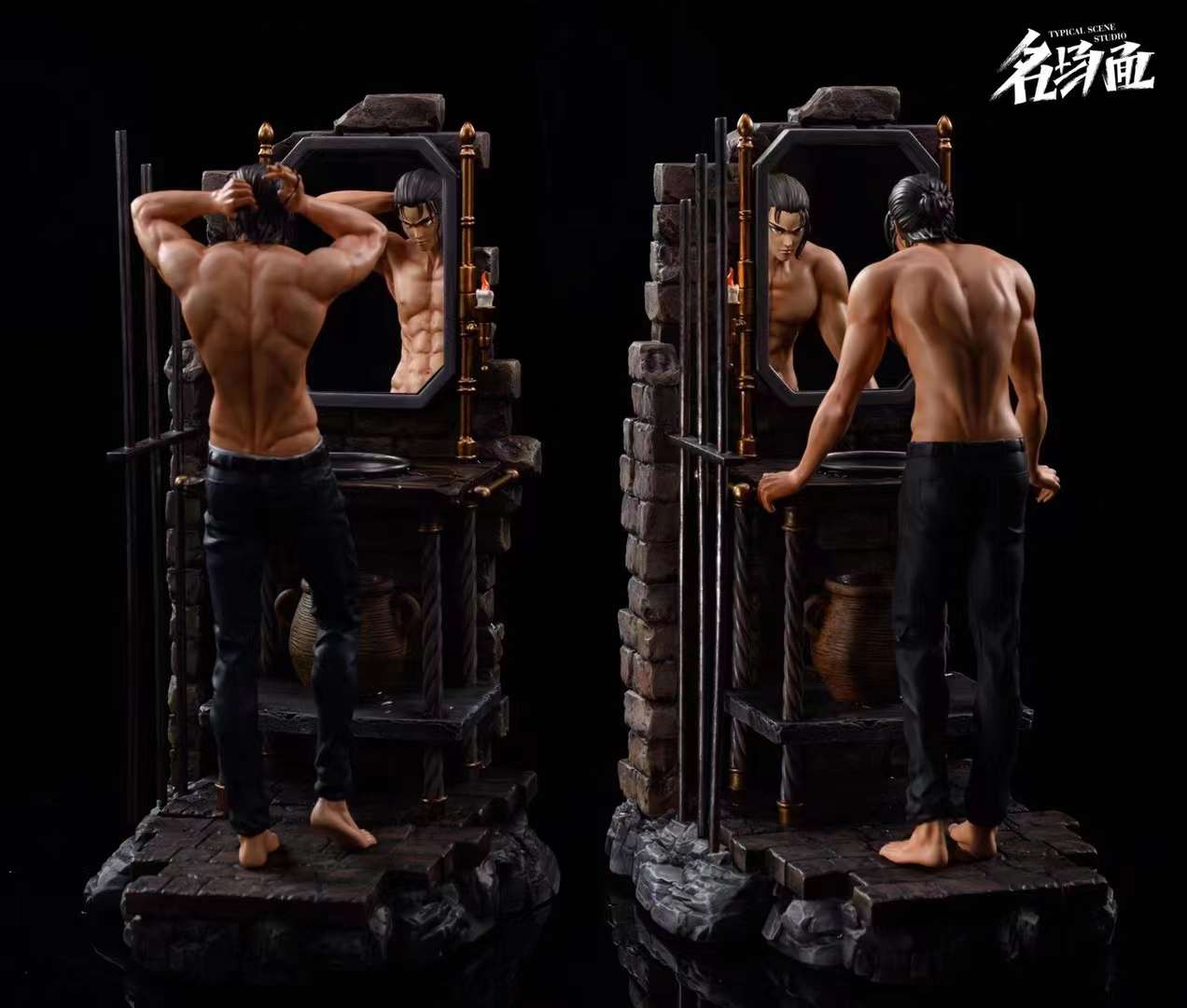 Pre-order Typical Scene Studio 1/6 Attack on Titan Eren Jaeger looking in the mirror Statue