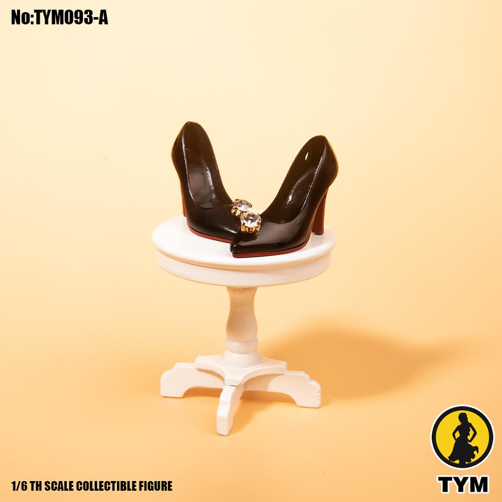 TYM093 1/6 Trendy diamond high heels 12inch Female clothing accessories