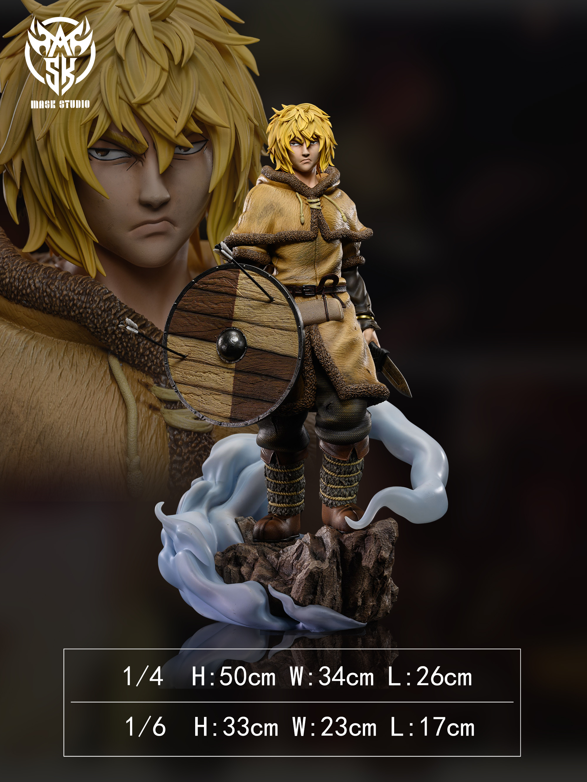 PRE-ORDER Mask Studio - Vinland Saga - Thorfinn 1/6 & 1/4 Statue(GK)