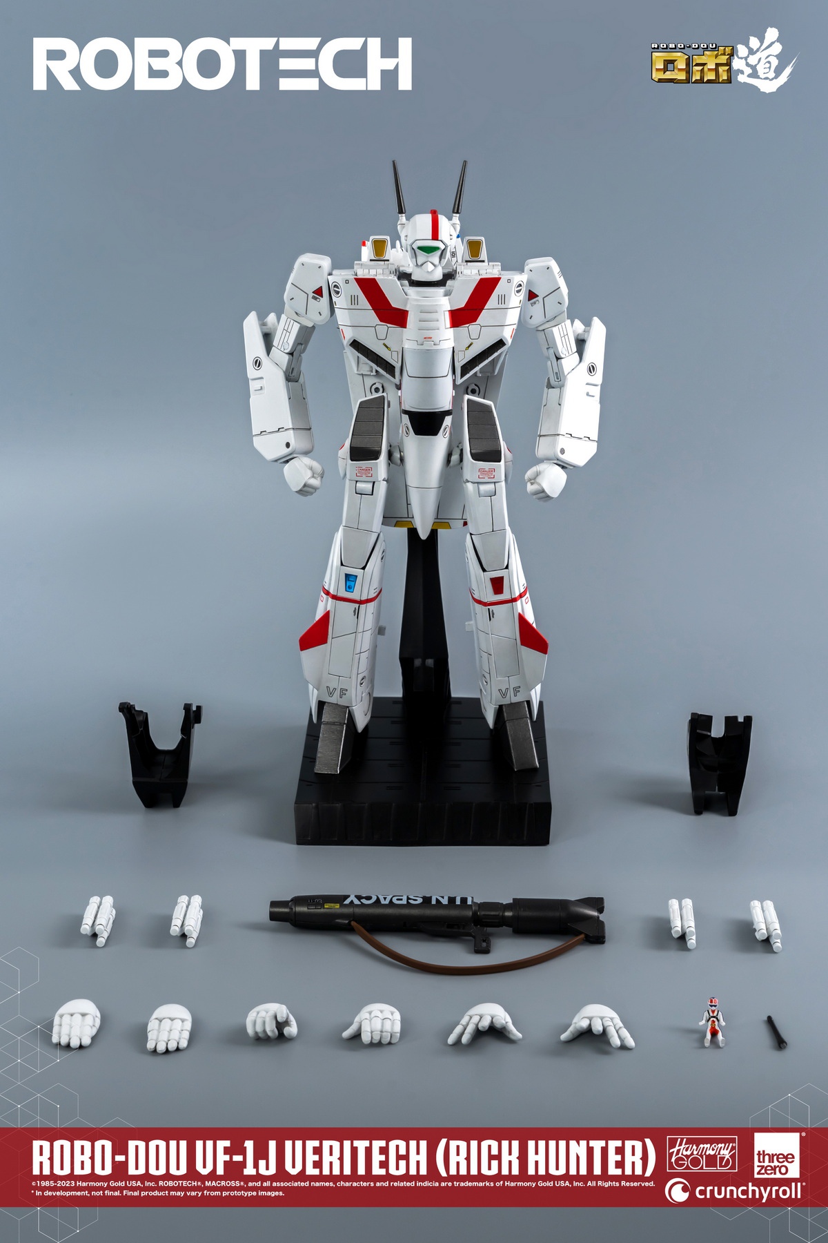 PRE-ORDER ThreeZero ROBO-DOU VF-1J 3Z03040W0 RICK HUNTER 1/6 Action Figure