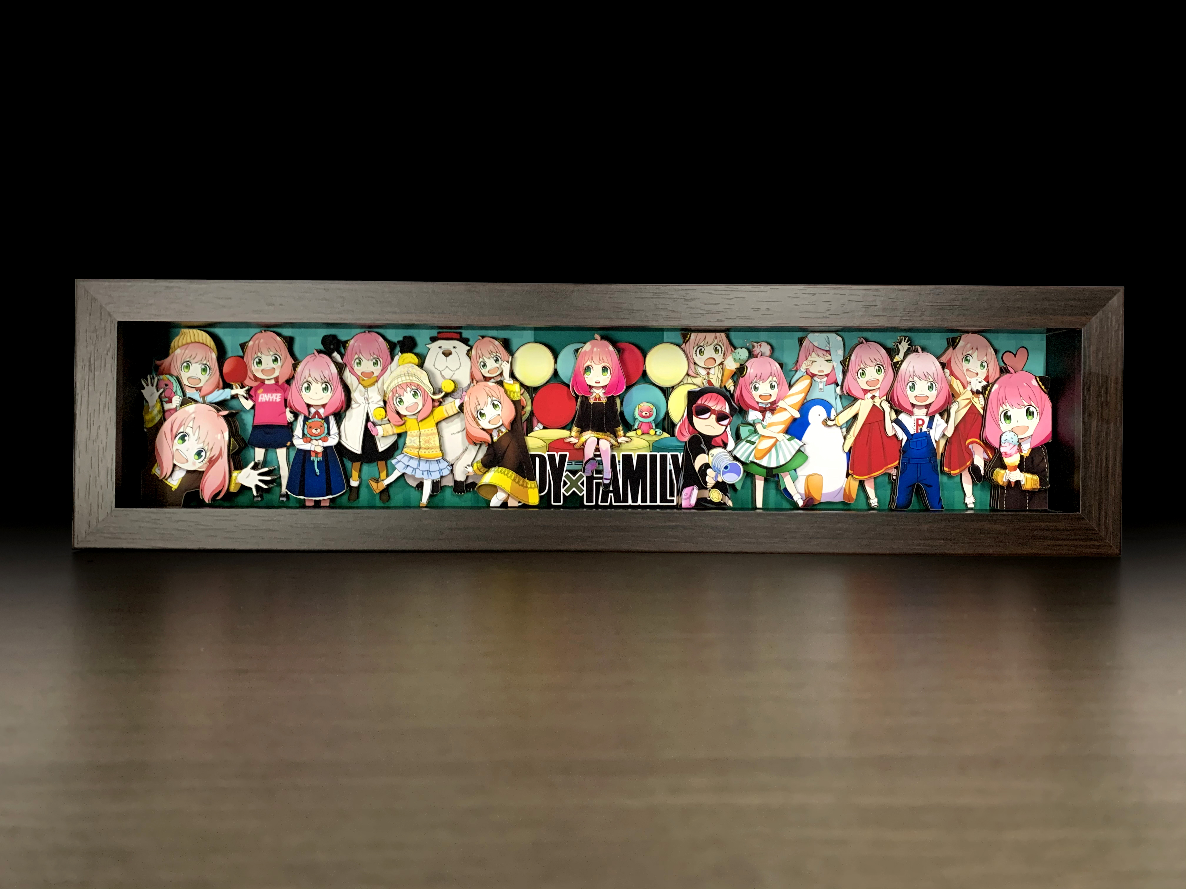 Momo Studio - SPY X FAMILY Decorative Painting – 3D Decorative Paint of Anya Forger Scene
