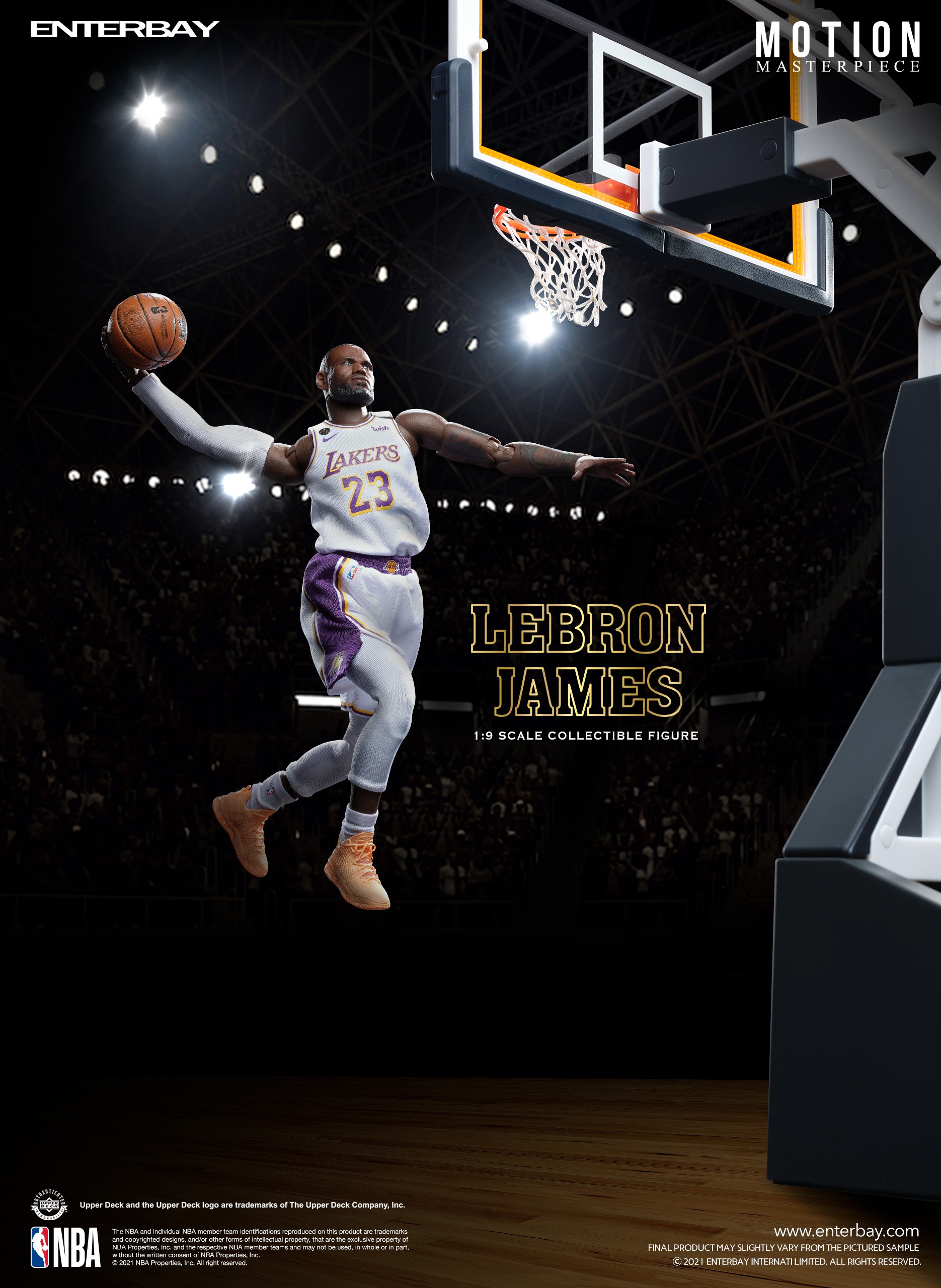 【IN STOCK】Motion Masterpiece MM-1210 NBA LeBron James 1/9 Scale Action Figure