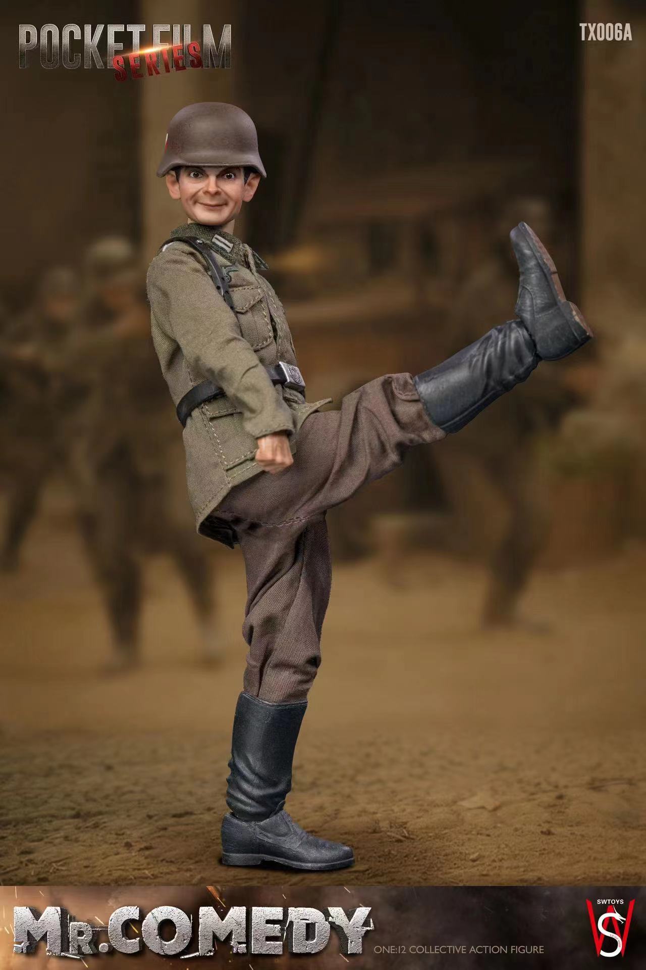 Pre-order SWTOYS TX006B 1/12 Pocket film series-Mr Comedy Mr. Bean(Deluxe Version)