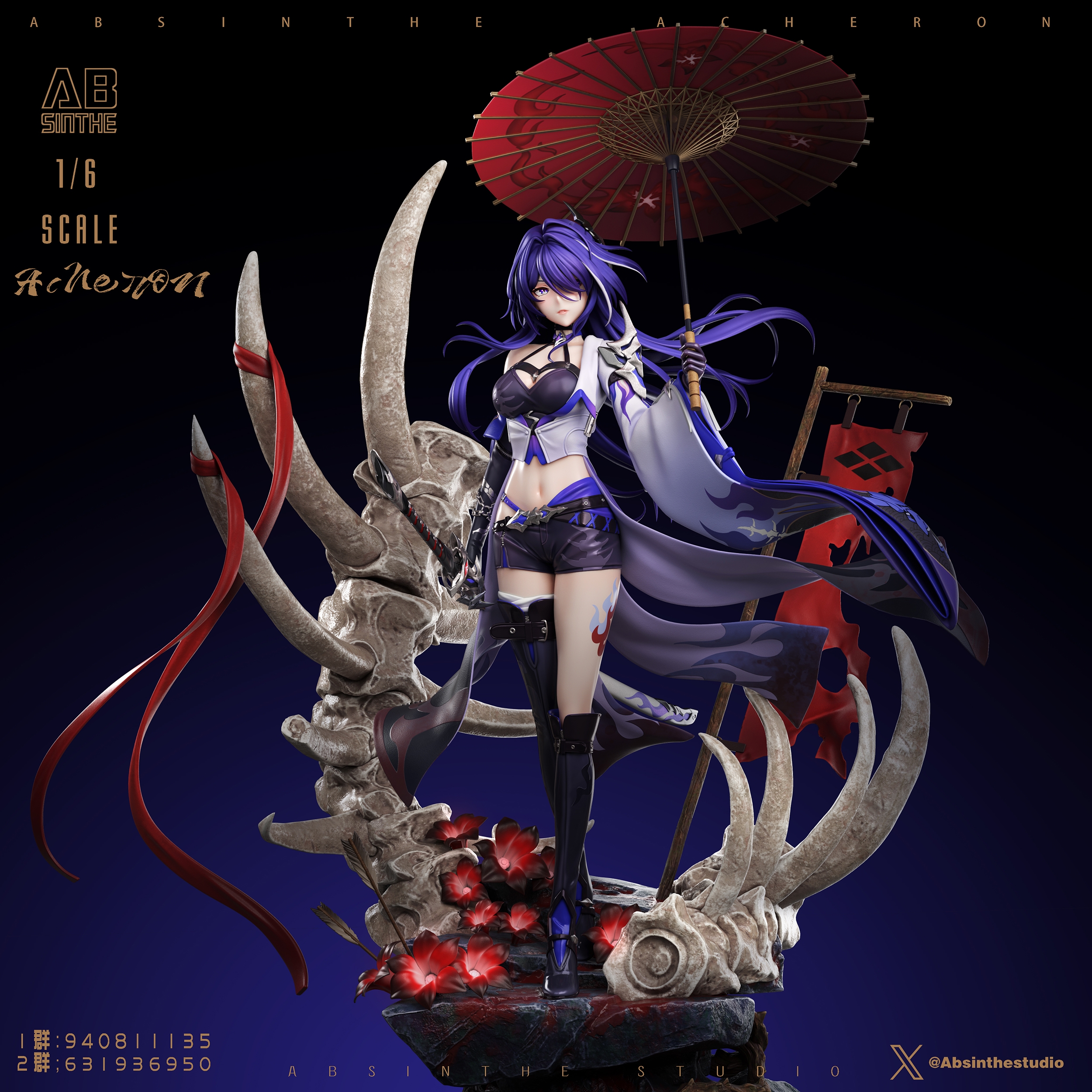PRE-ORDER ABsinthe Studio - Honkai:Star Rail Acheron 1/6 Statue(GK)