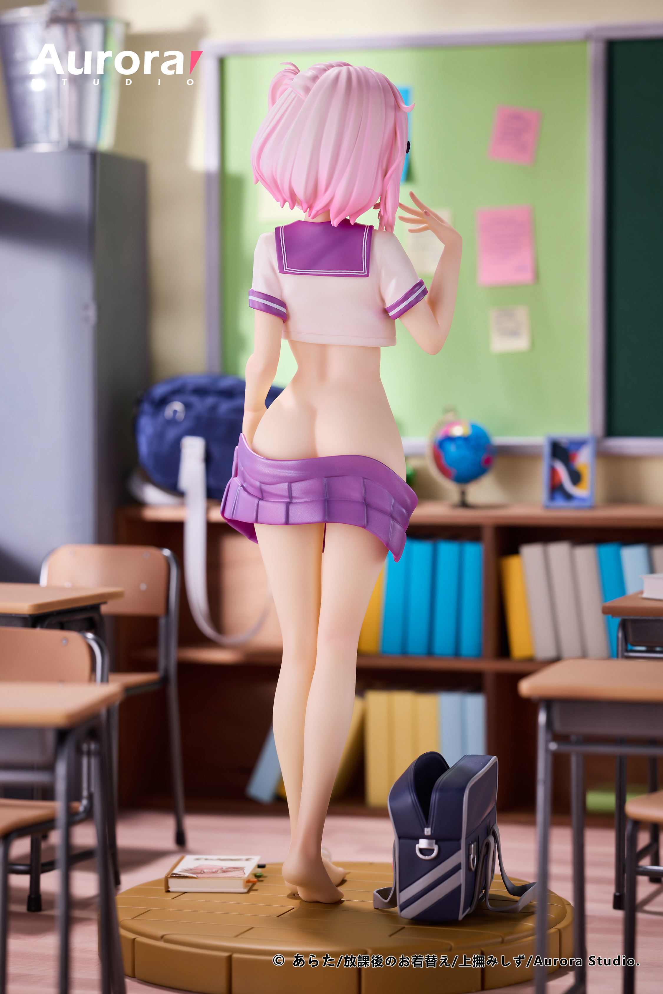 PRE-ORDER Aurora Studio - Original Dressing time after school - 上撫みしず Kaminade Misizu 1/6 Statue(GK) (Adult 18+