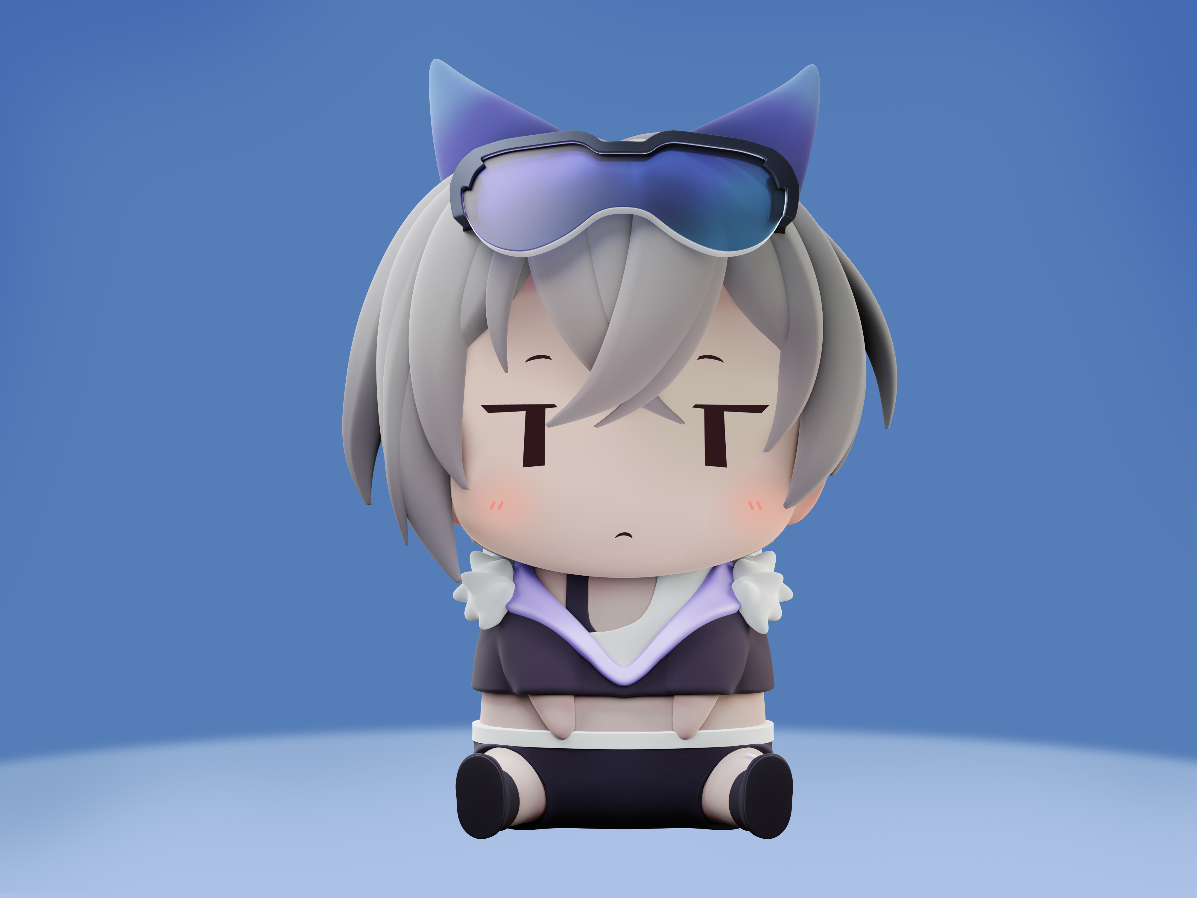 PRE-ORDER SC Studio - Honkai: Star Rail - Q Version Kafka & Silver Wolf Statue(GK)