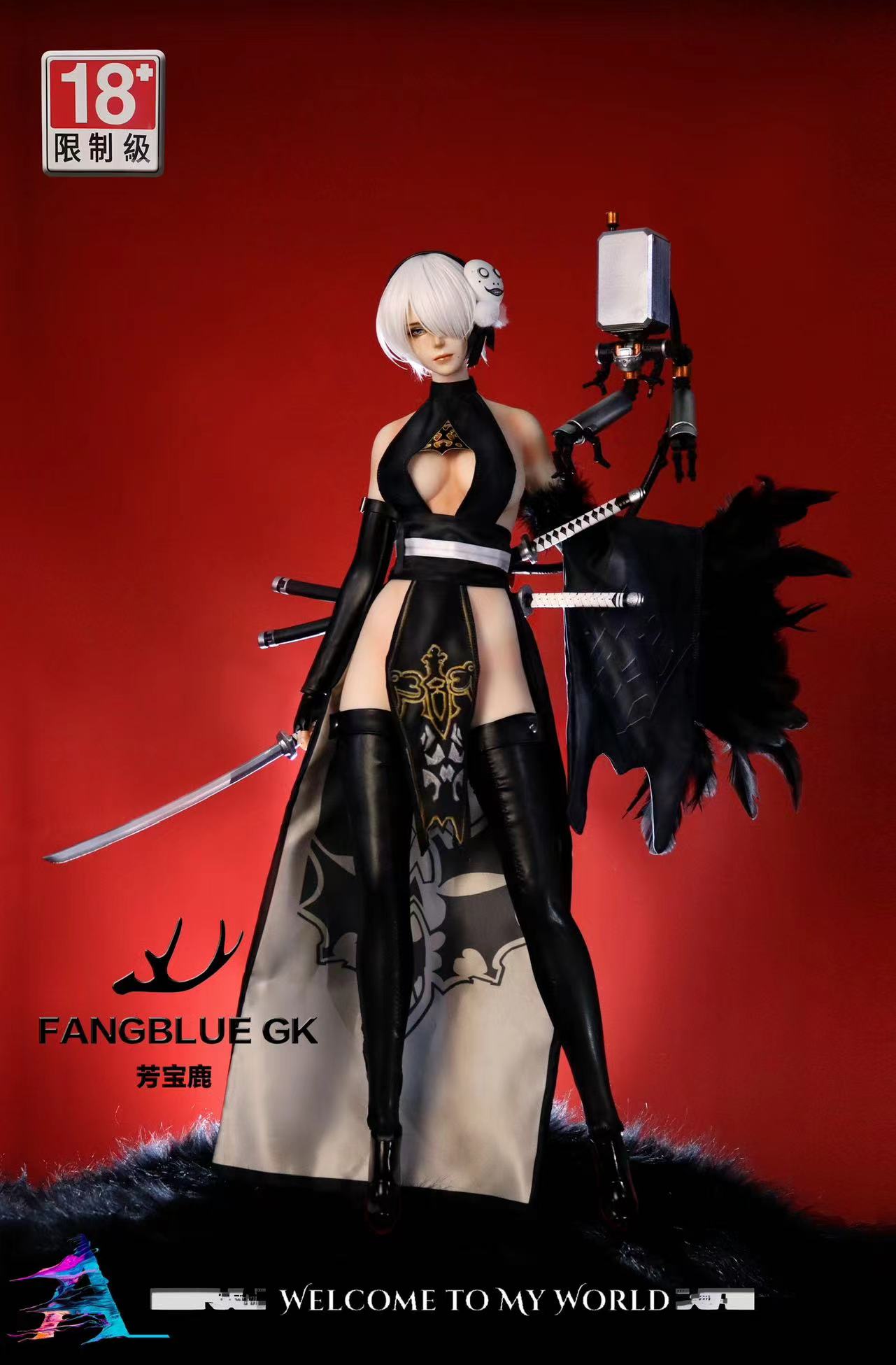 PRE-ORDER FANGBLUE GK Studio - NieR Automata 2B 1/3 Statue(GK) (Adult 18+)