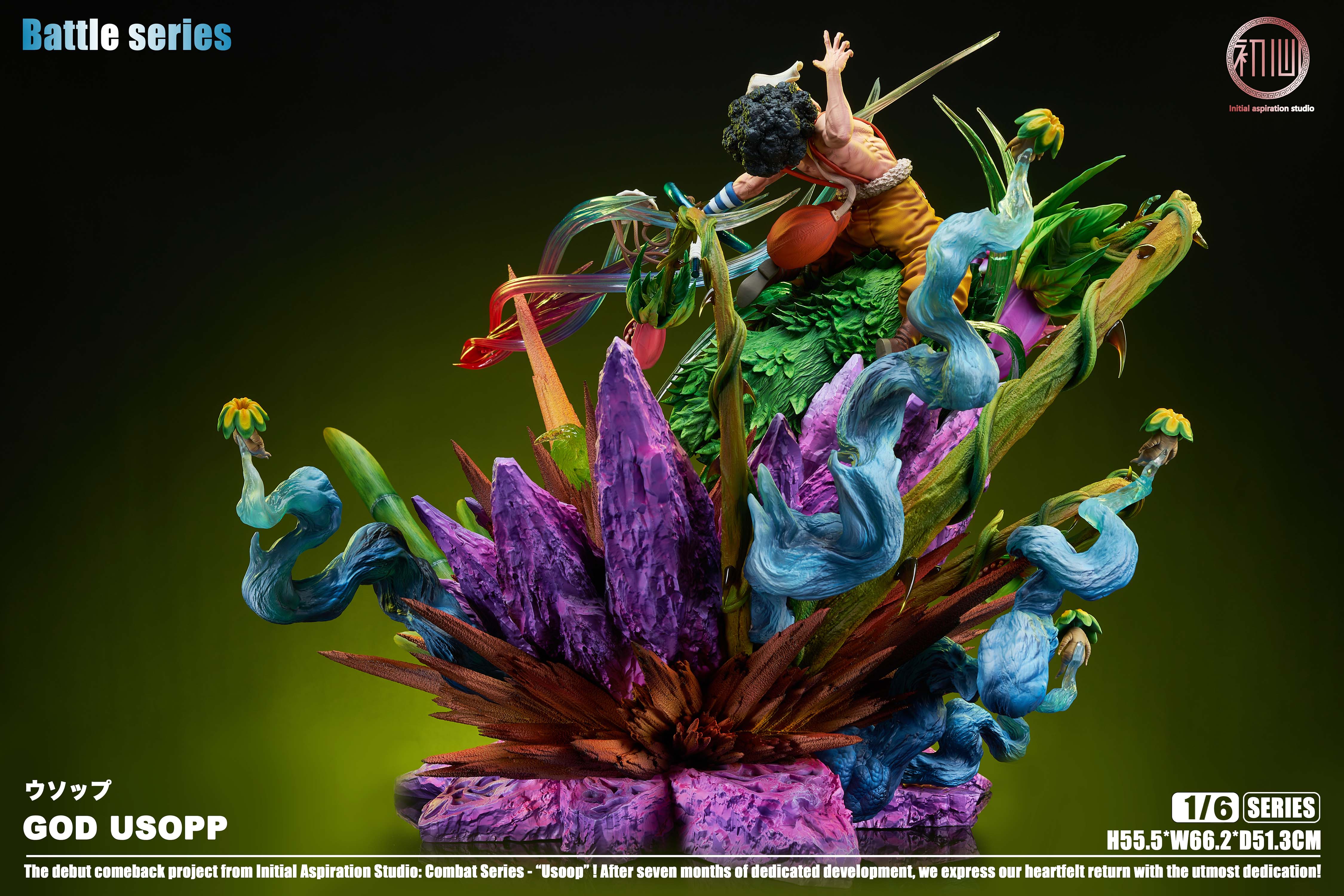 PRE-ORDER Initial Aspiration Studio - One Piece GOD-USOPP 1/6 Statue(GK)