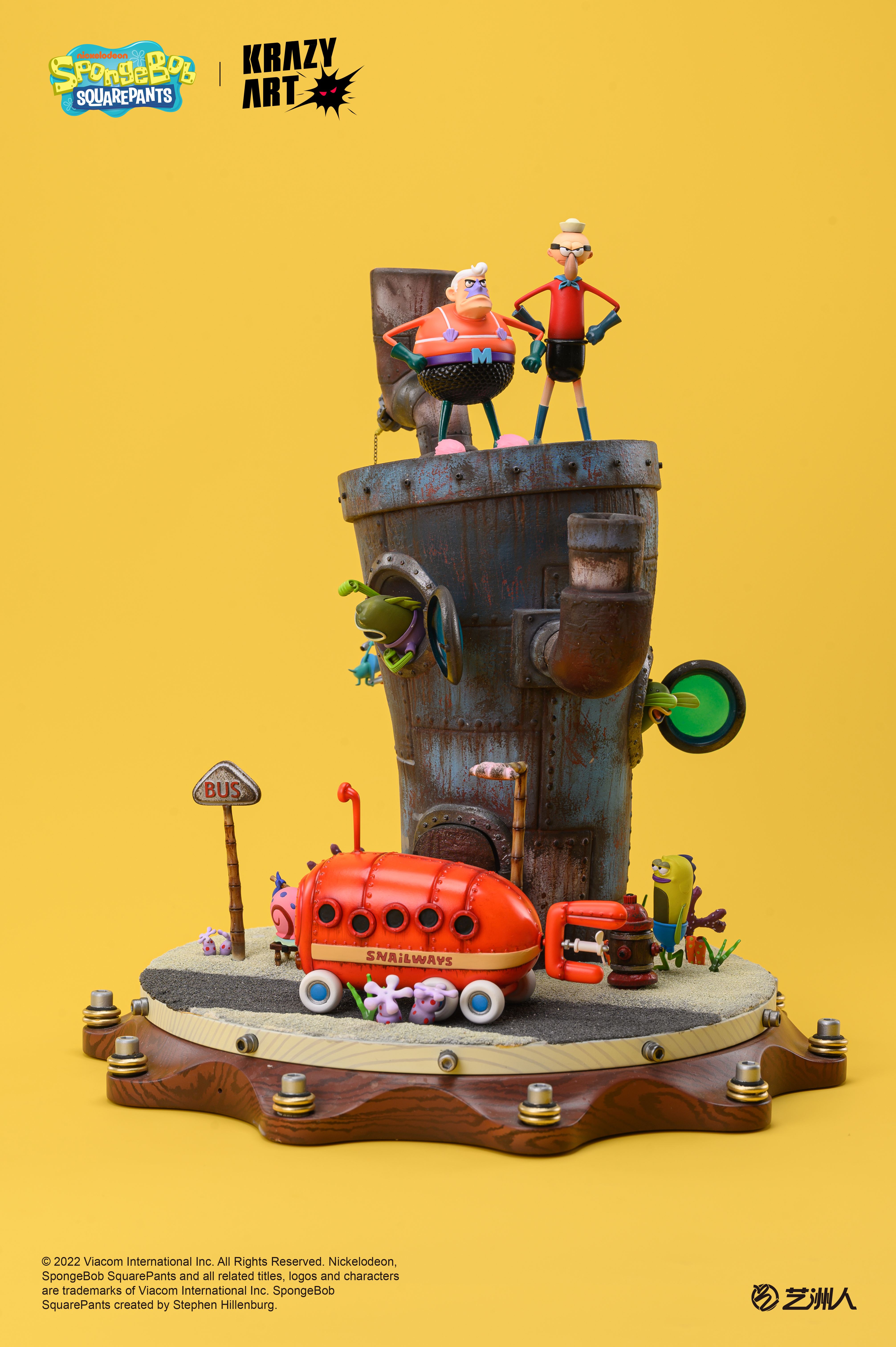 PRE-ORDER Krazy Art Studio Spongebob The Watchman of Bikini Bottom Statue(GK)
