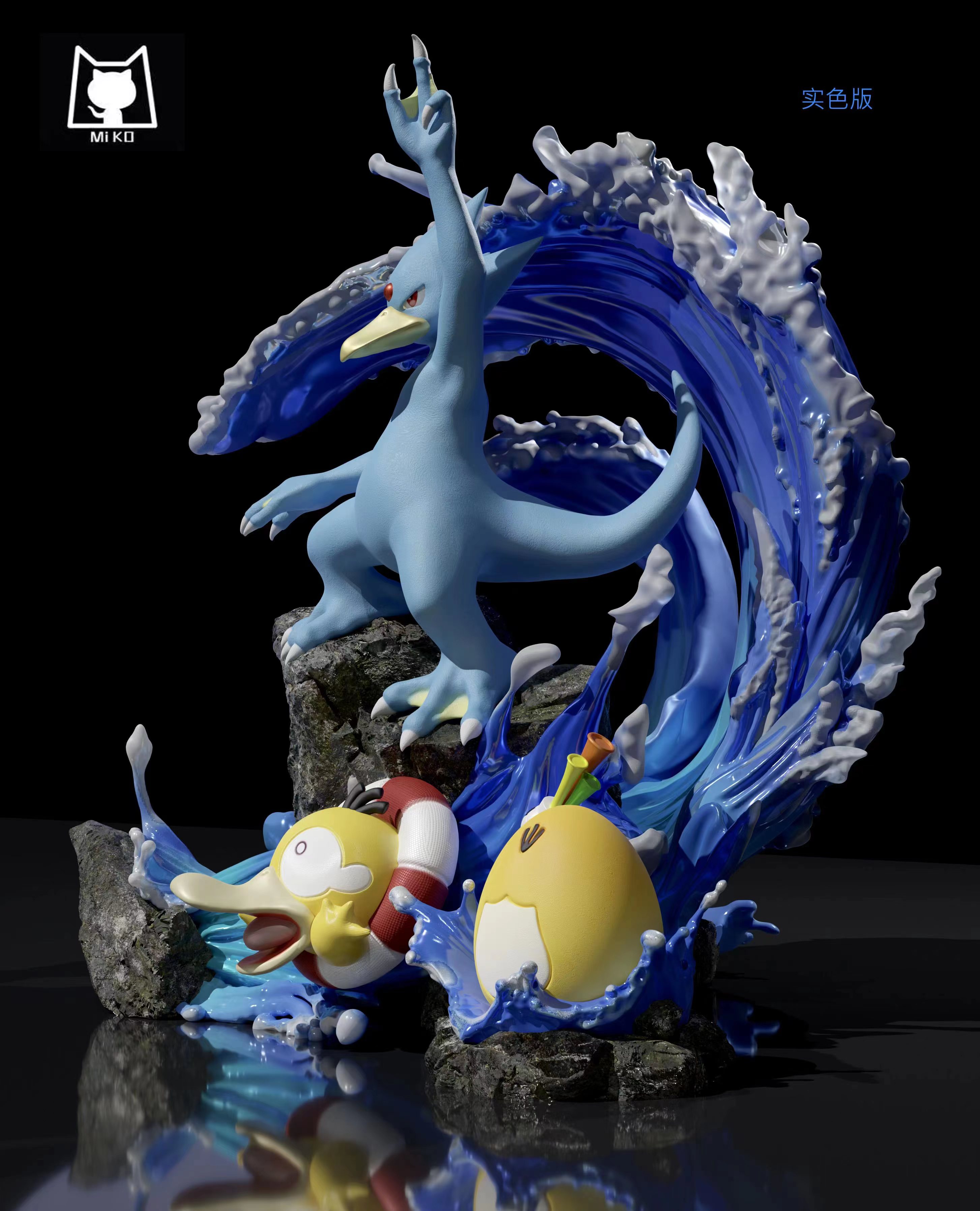 PRE-ORDER MiKo Studio Pokemon Evolution of Psyduck Set & Psyduck Pokeball Statue(GK)
