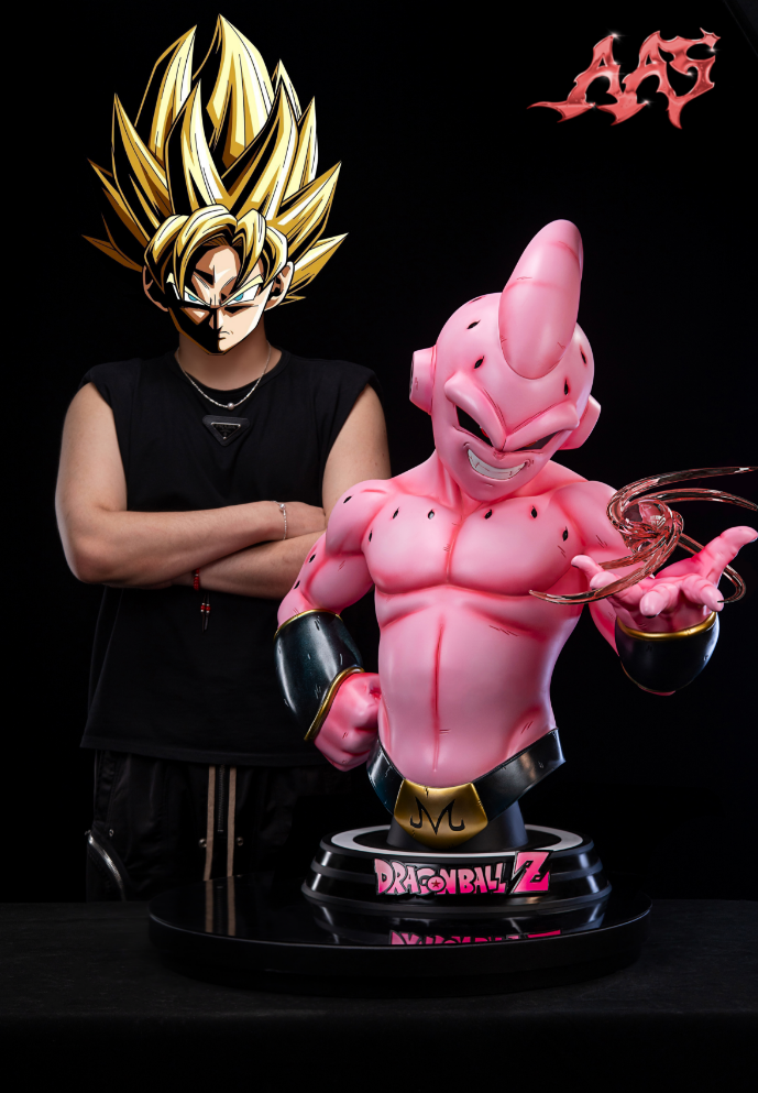 PRE-ORDER ArmyAnt Studio - Dragon Ball Tongue out Majin Buu 1/1 Statue(GK)