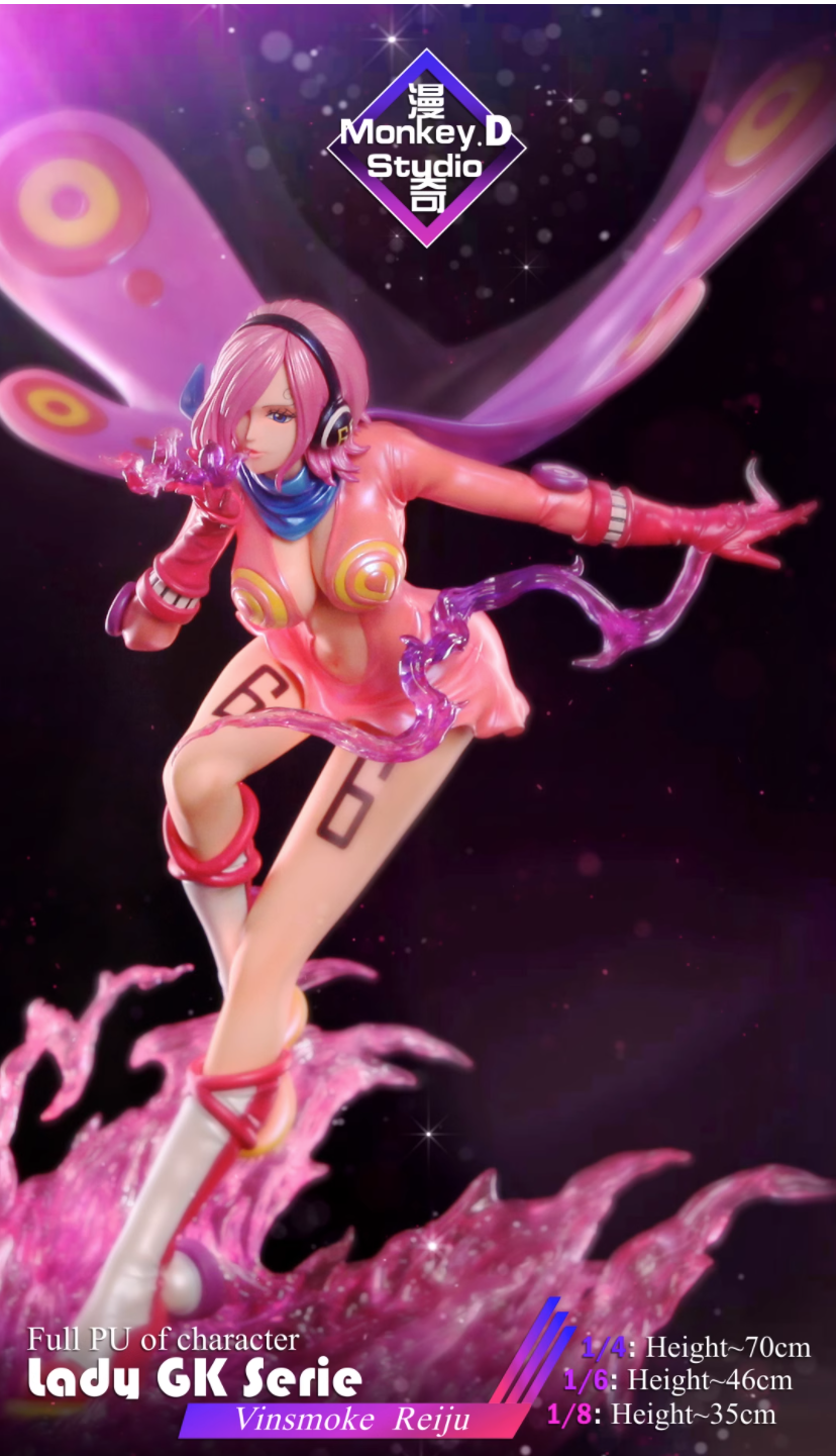 PRE-ORDER Monkey.D Studio - One piece - Lady GK Serie Vinsmoke Reiju- 1/4 & 1/6 & 1/8 Scale Statue(GK)(Adult 18+)