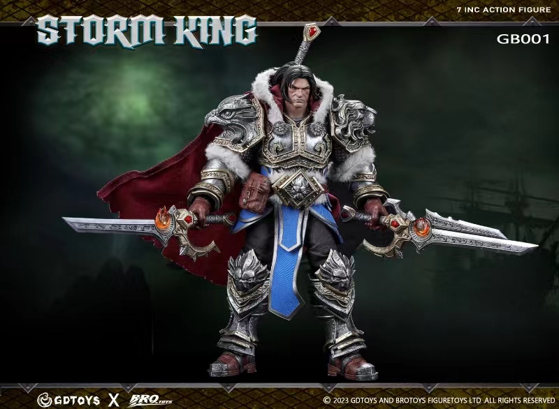 IN-STOCK GDTOYS X BROTOYS - INCH STORM KING GB001 1/12 Action Figure