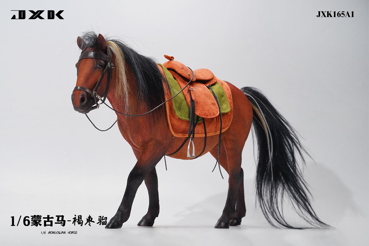 PRE-ORDER JXK Studio Mongolian Horse JXK165A 1/6 Static Animal Model Statue(GK)