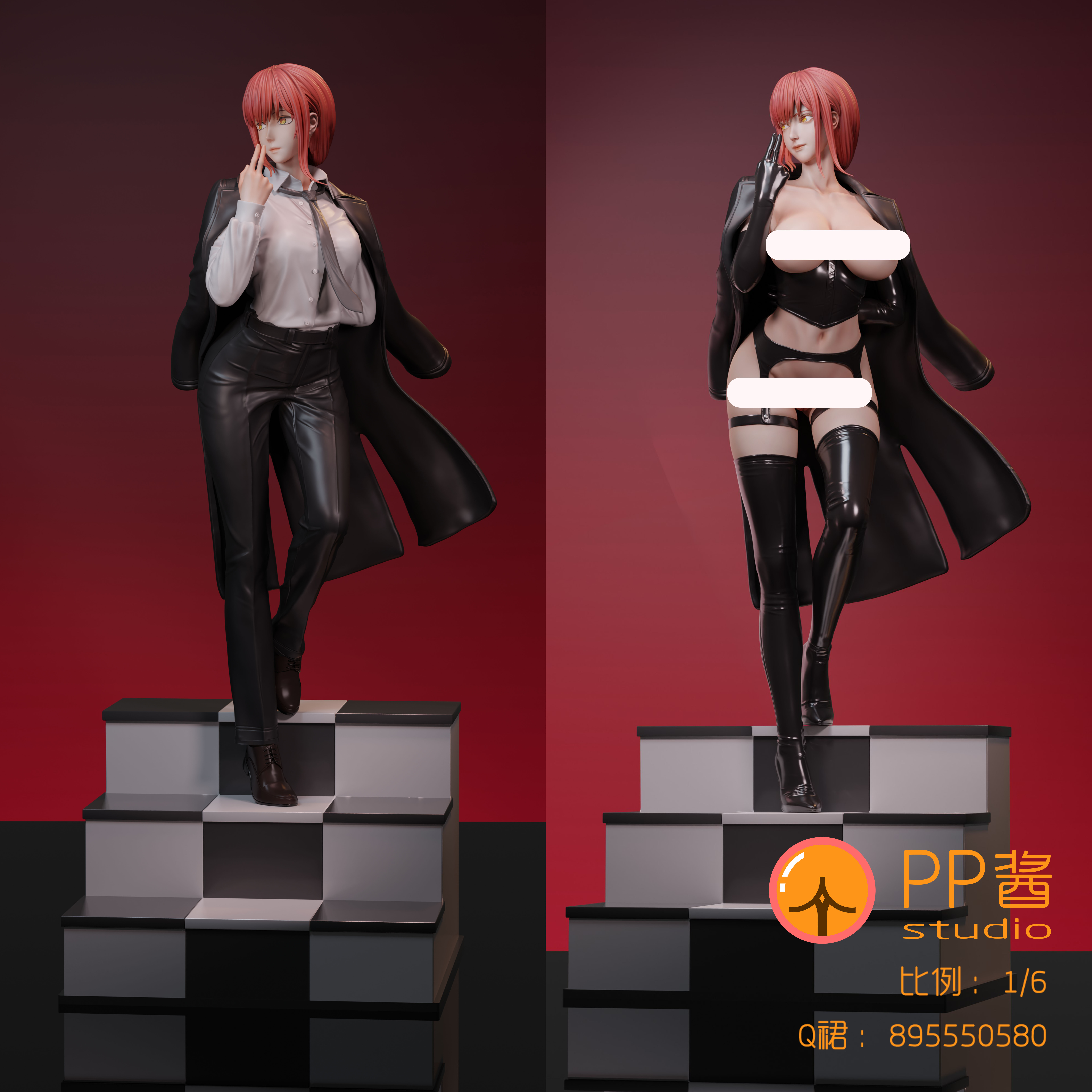 PRE-ORDER PP Studio - Chainsaw Man - Makima 1/6 Scale Statue(GK) (Adult 18+)