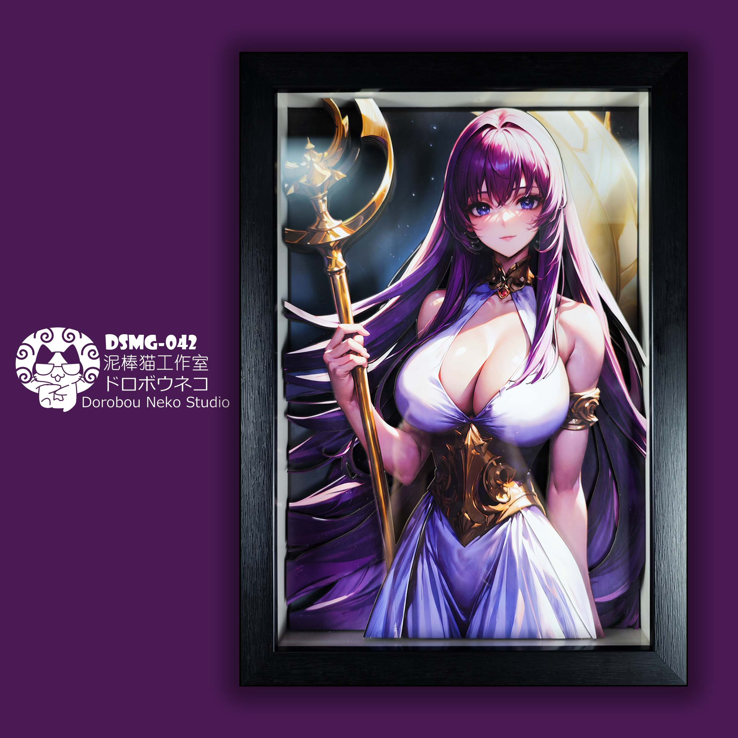IN-STOCK Dorobou Neko Studio - Saint Seiya DSMG-042 Decorative Painting of Saori Kido Scene (Adult 18+)