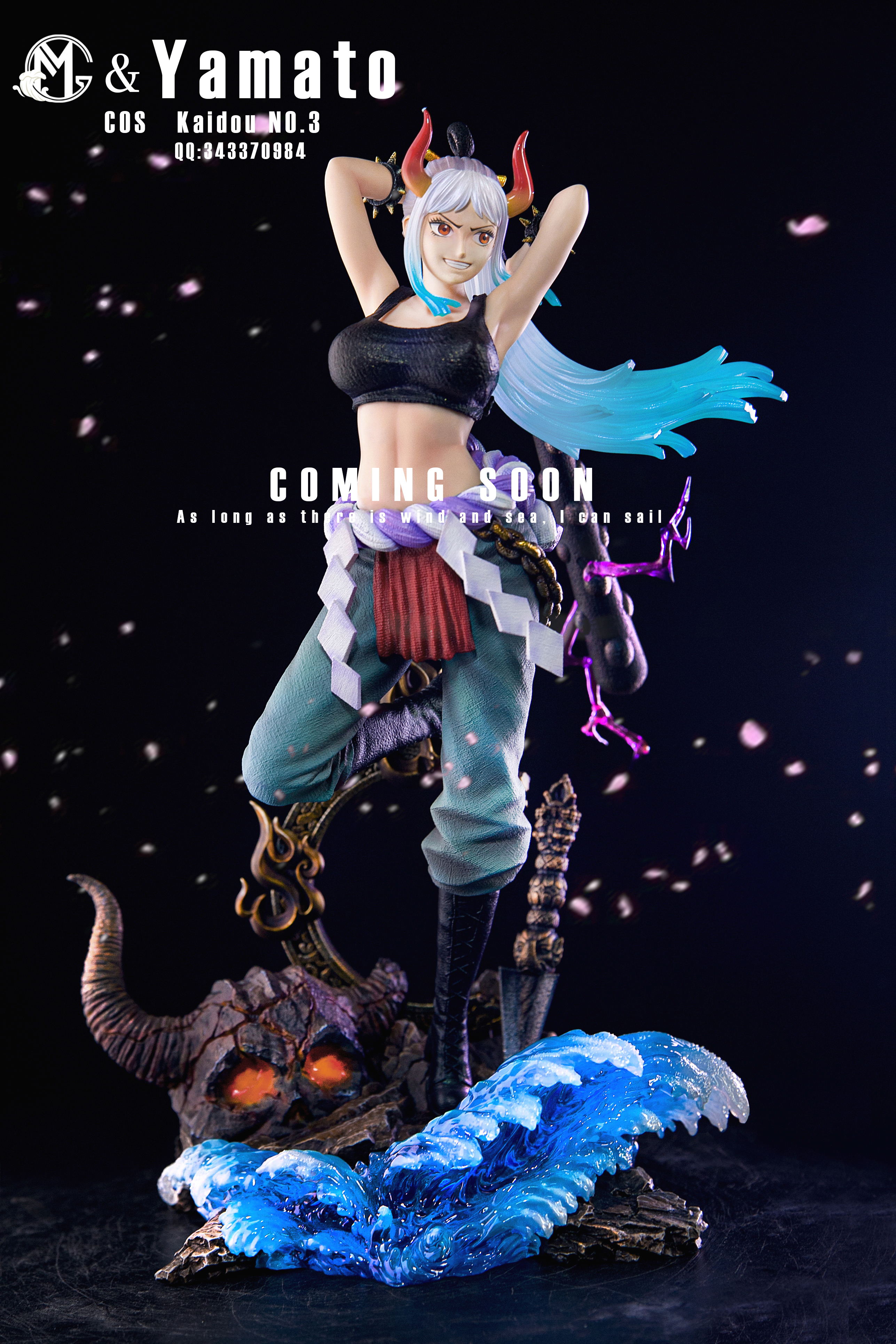 PRE-ORDER GM Studio - One Piece cos series #3 Yamato cos Kaido Statue(GK) (Adult 18+)