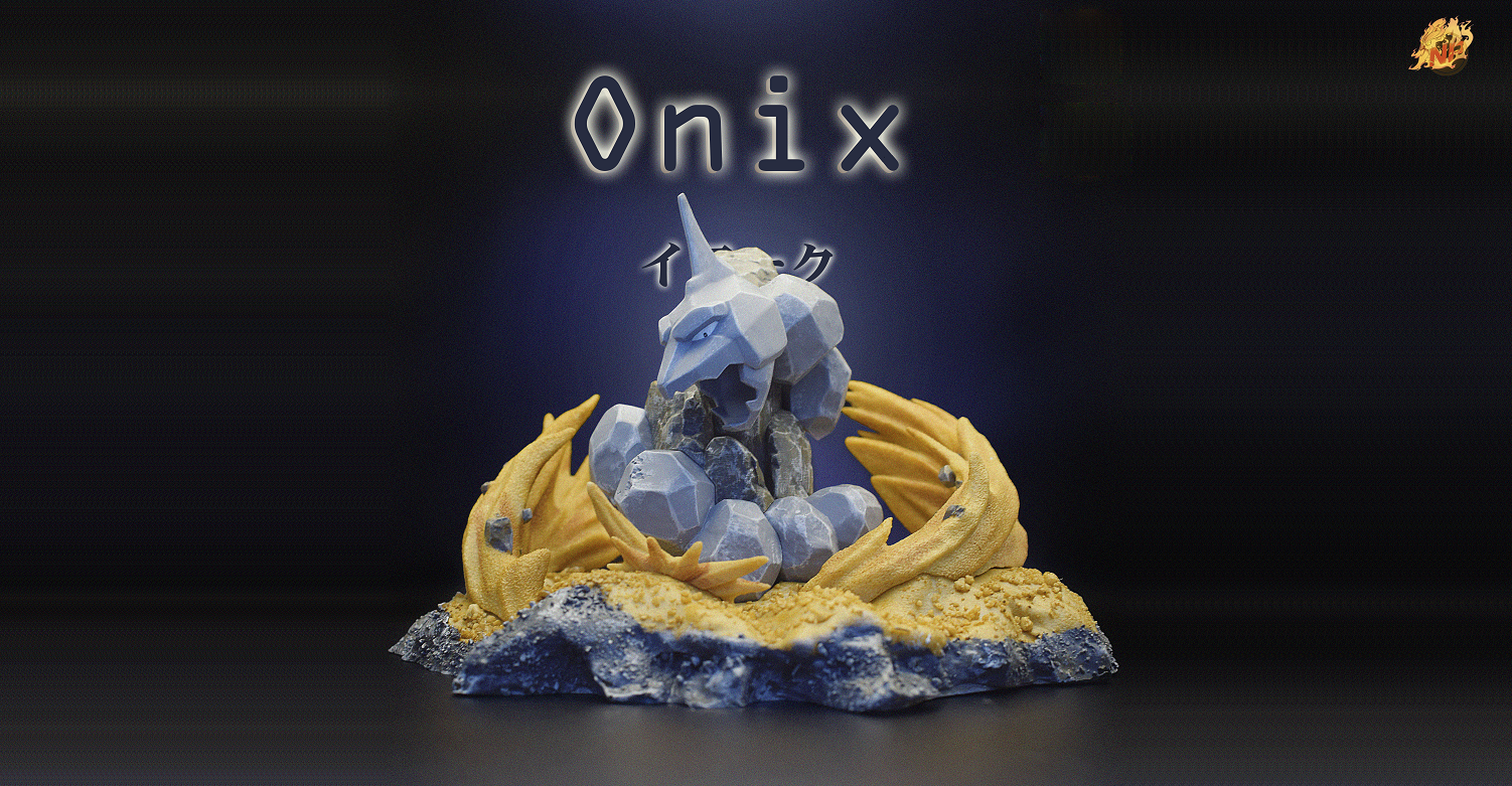 PRE-ORDER NP Studio - Pokemon - World Zukan Original Colour Realistic Style Onix- 1/20 Scale Resin Statue(GK)