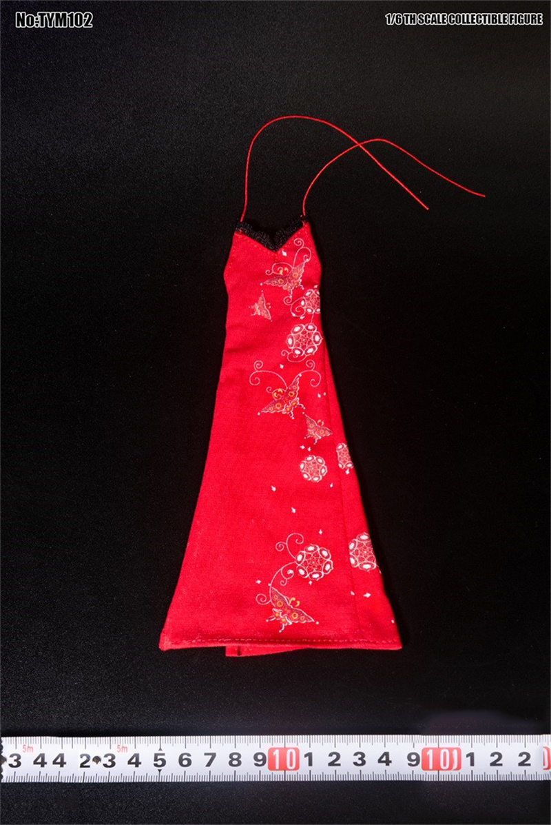New Arrival TYM102 Printed Cheongsam 1/6 Scale Can Be Suitable For Big Breasts 12 Full Set Soldier Figures
