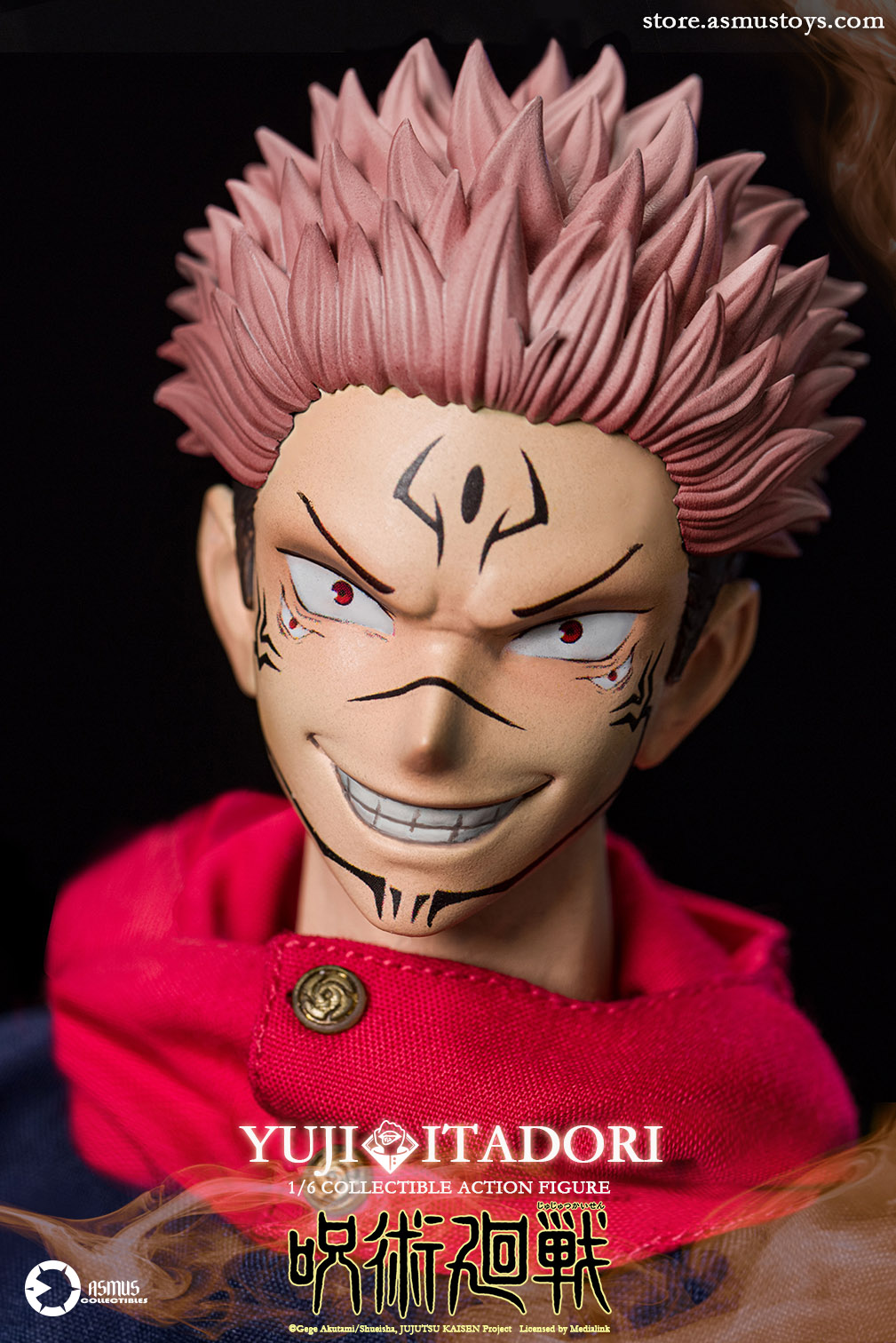 Pre-order-Asmus Toys Jujutsu Kaisen Yuji Itadori JJKS02A 1/6 Action Figure