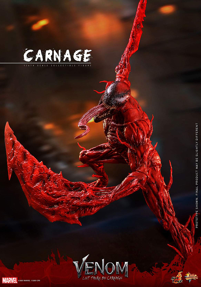 1/6 Scale Venom: Let There Be Carnage – Carnage Figure (Standard Version) by Hot Toys