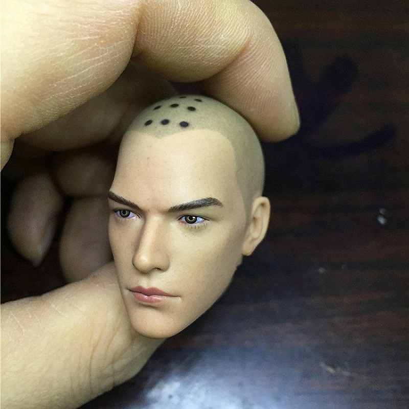 1/6 Scale Holy Monk Male Head Sculpting Model With A Opened Eyes/B Closed For 12 Phicen Male Body Action Figure Not verycool
