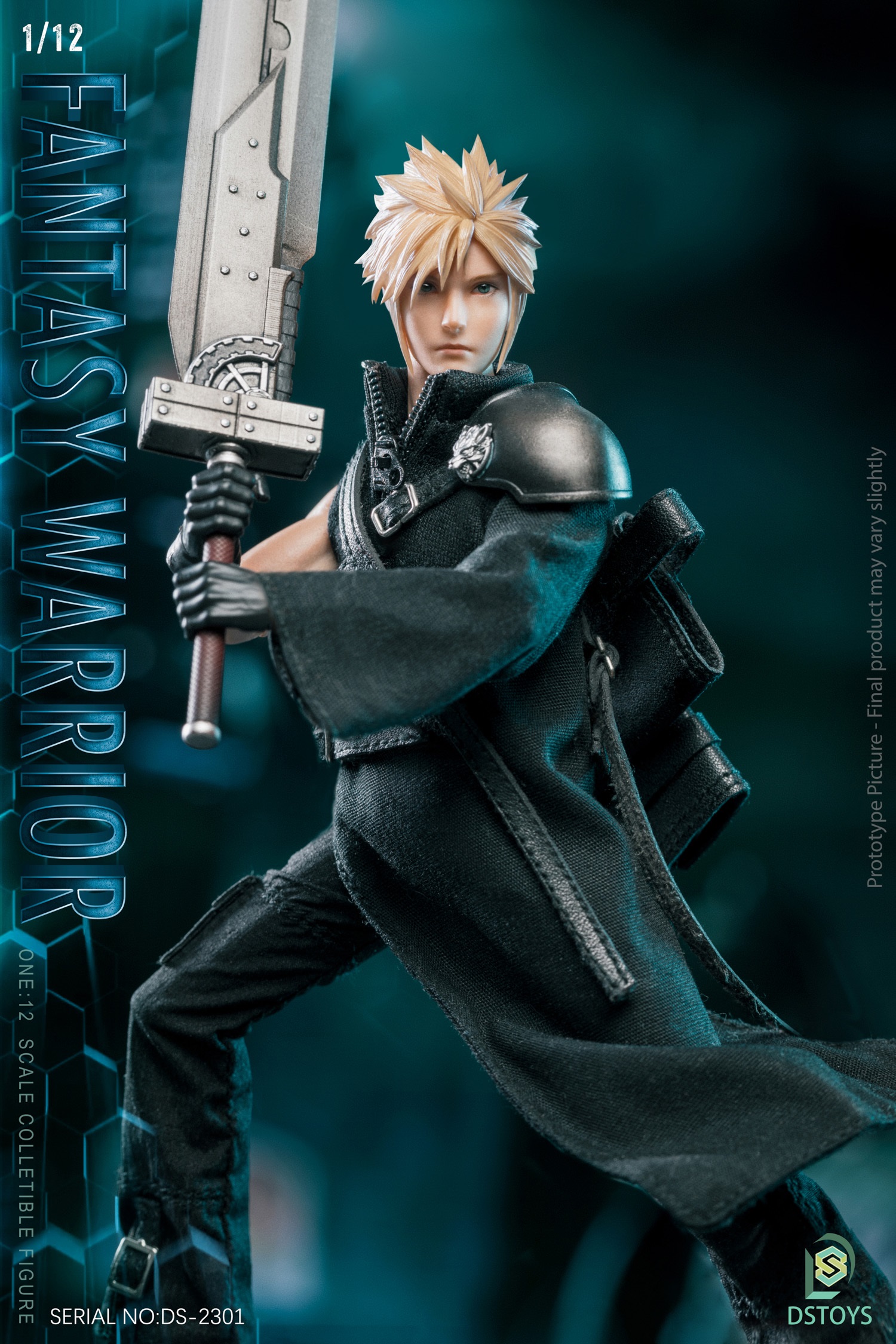 PRE-ORDER DSToys DS-2301 Fantasy Warrior Cloud Piece 1/12 Action Figure