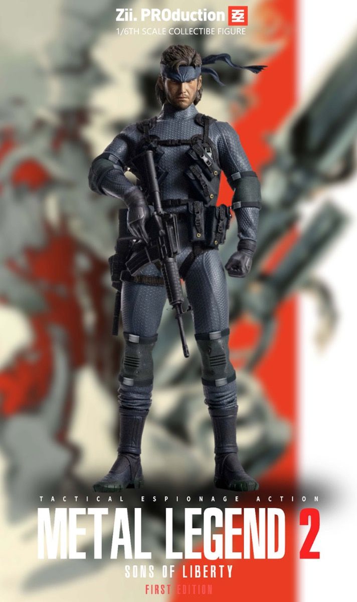 PRE-ORDER Metal Legend 2 ZP01F Snake action figure 1/6 by Zii PRODUCTION