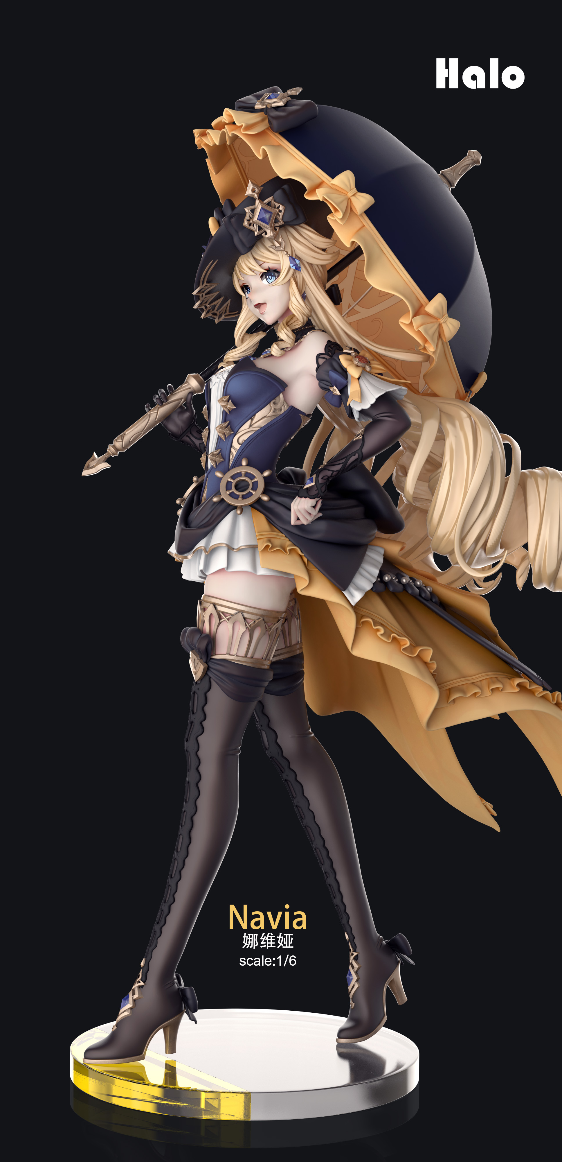 PRE-ORDER Halo Studio - Genshin Impact Navia 1/6 Scale Statue(GK)