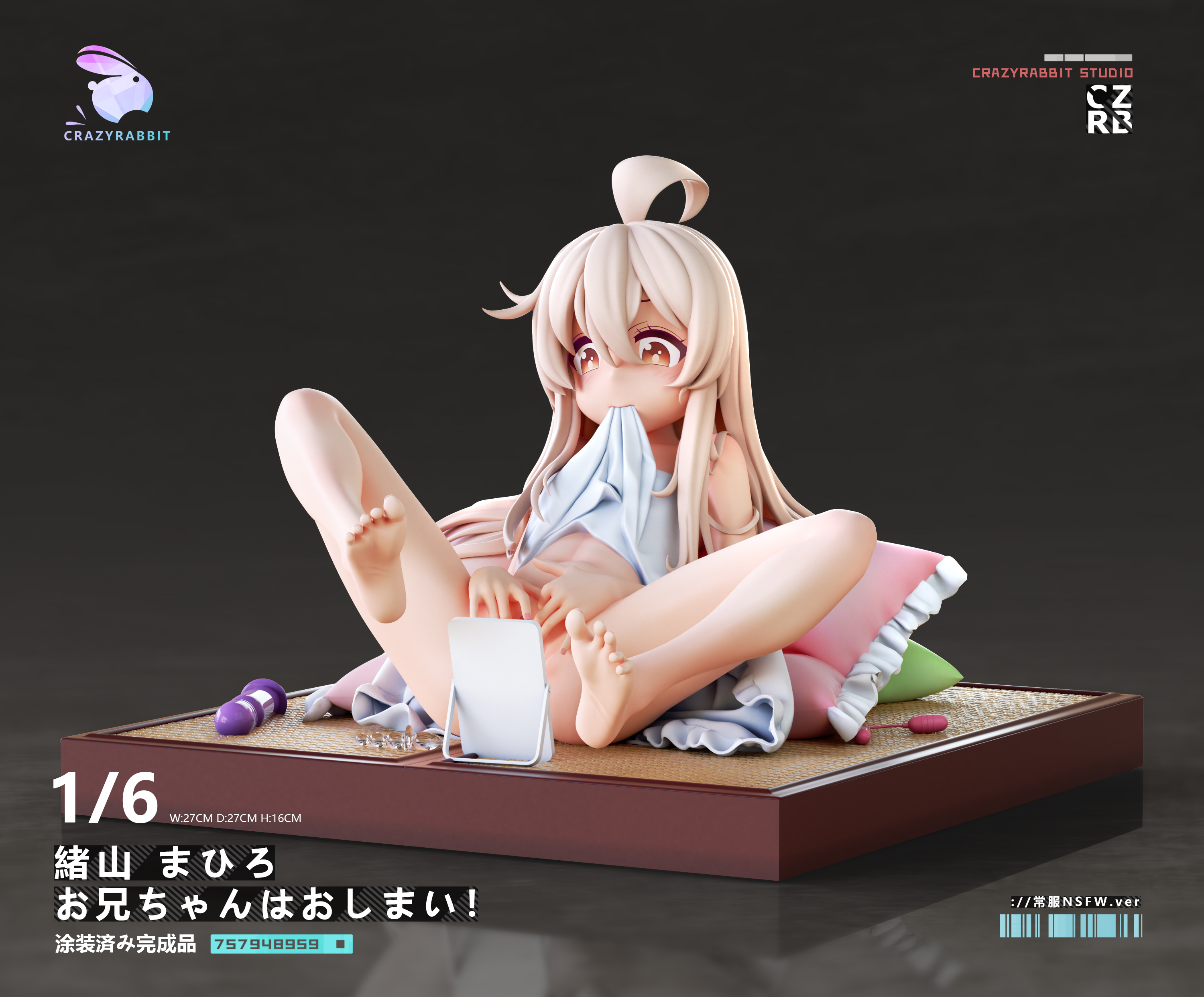 PRE-ORDER Crazy Rabbit Studio Casual Wear NSFW Ver. Mahiro Oyama 1/6 Scale Statue(GKAdult 18+)