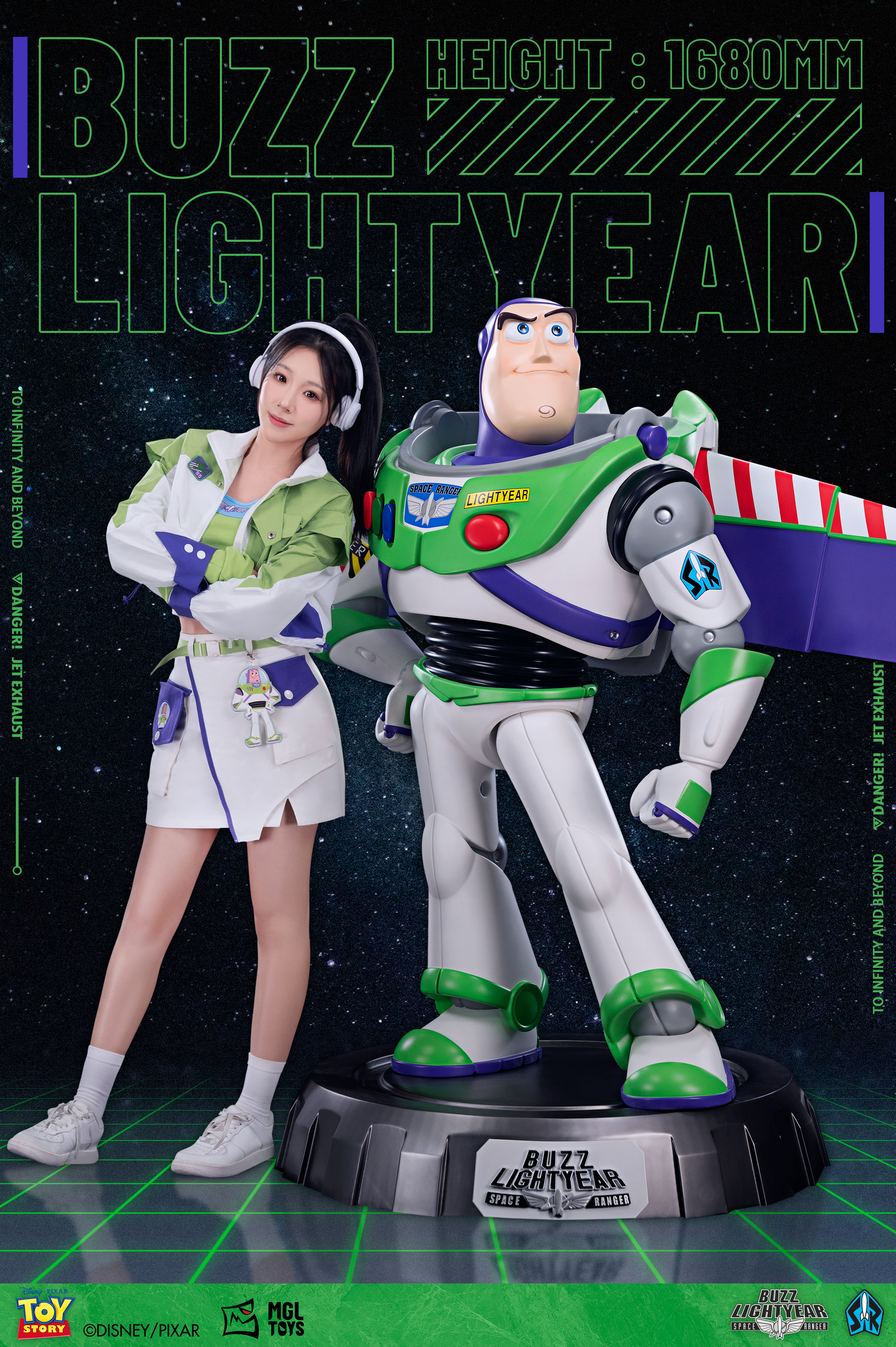PRE-ORDER MGL studio - Disney Licensed Buzz Lightyear 1/1 Statue(GK)