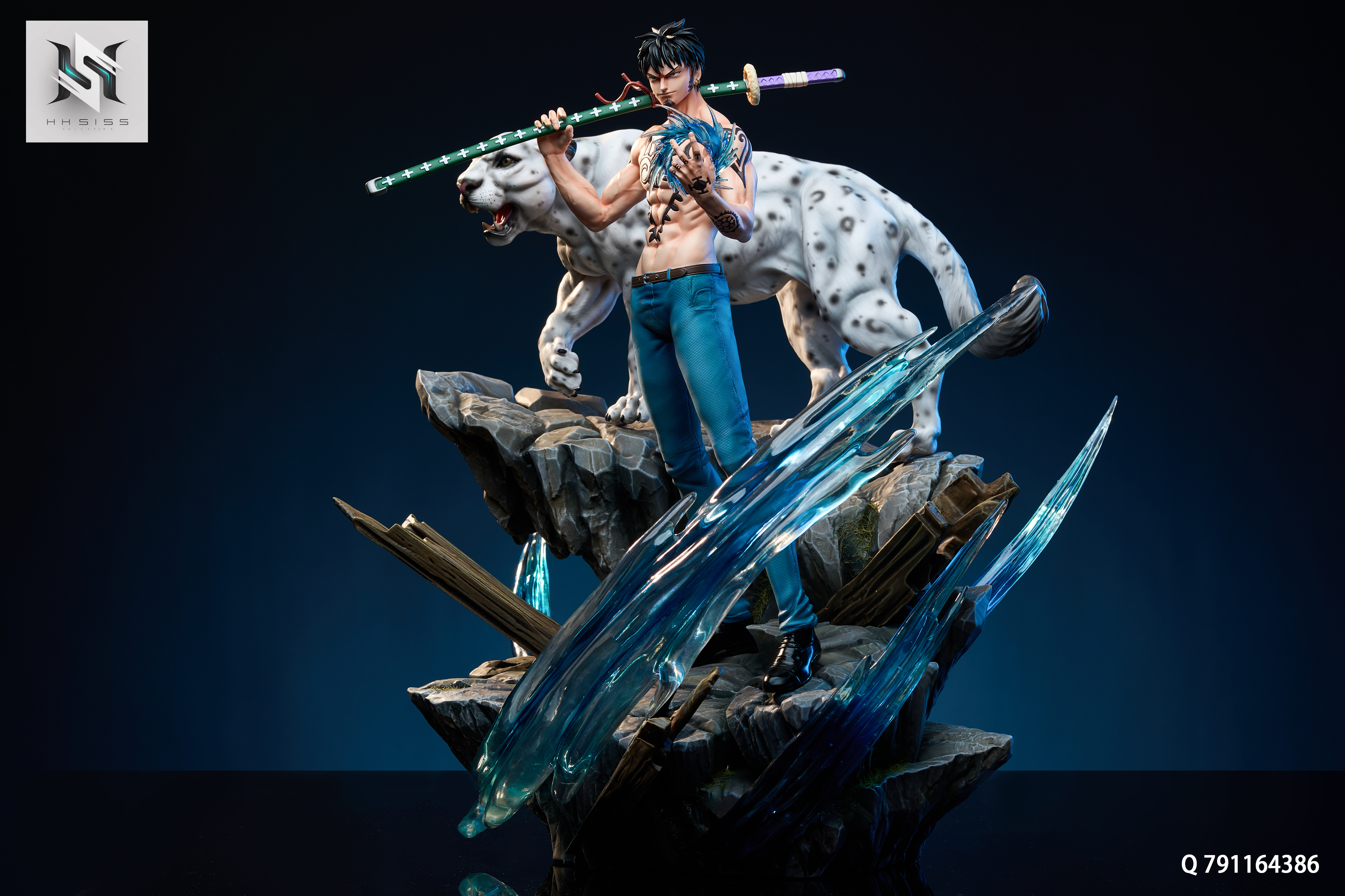 PRE-ORDER HS Studio - One Piece Trafalgar D. Water Law 1/6 Statue(GK)