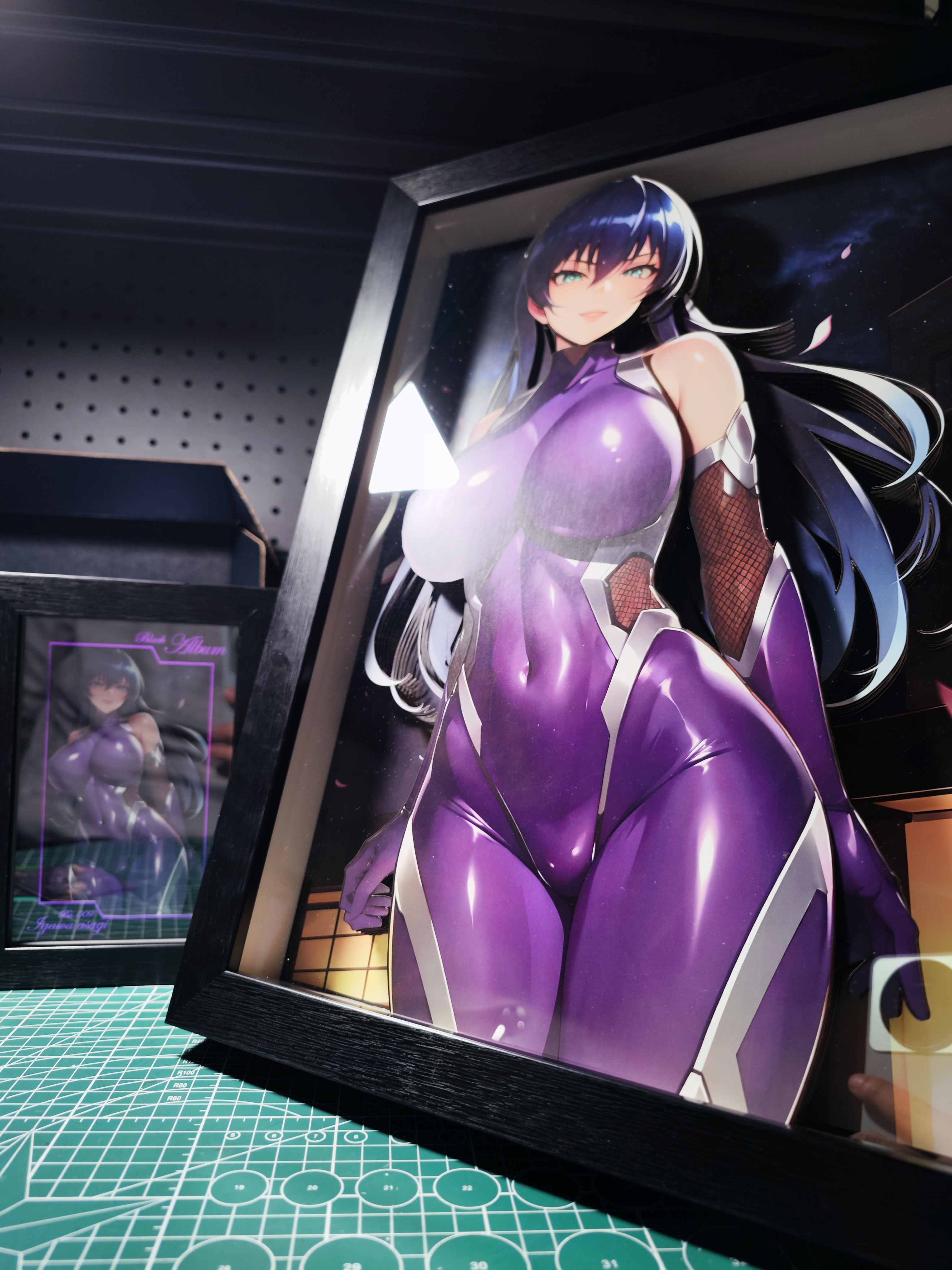 IN-STOCK Black Box Studio - Taimanin Asgi Decorative Painting of Igawa Asagi Scene (BA-009 & BBLG-002 ) (Adult 18+)
