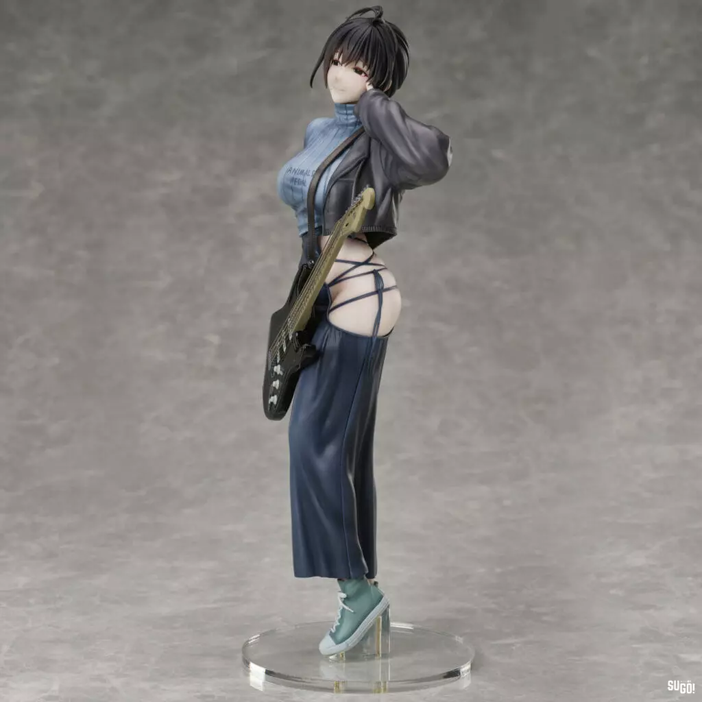 PRE-ORDER Union Creative Studio Hitomio 16 Illustration Guitar Meimei Backless Dress Action Figure (Adult 18+)