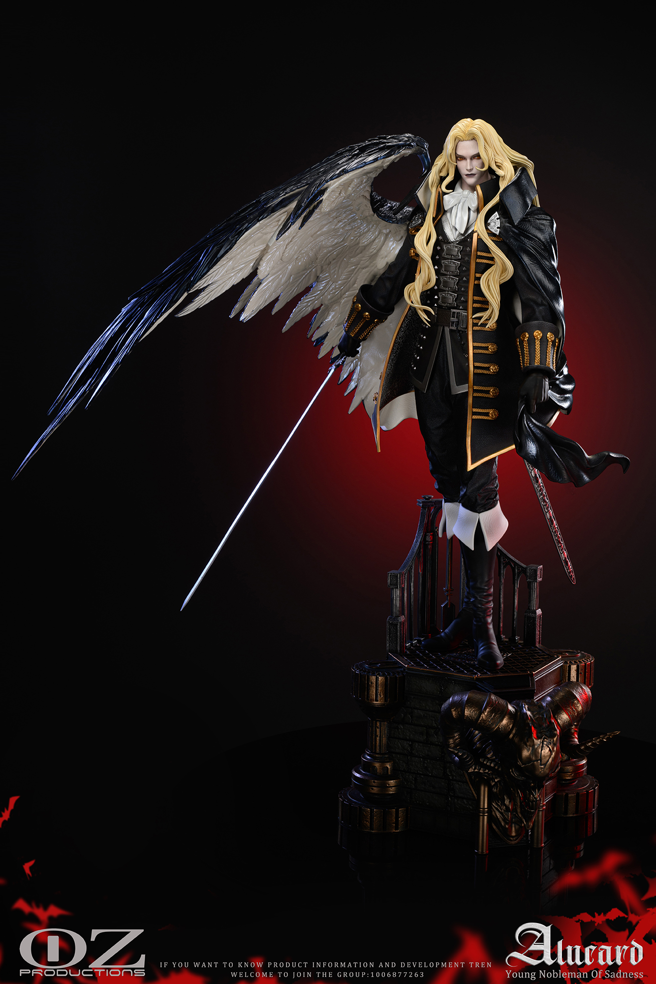 PRE-ORDER OZ production Studio - Castlevania - Alucard 1/4 Statue(GK)