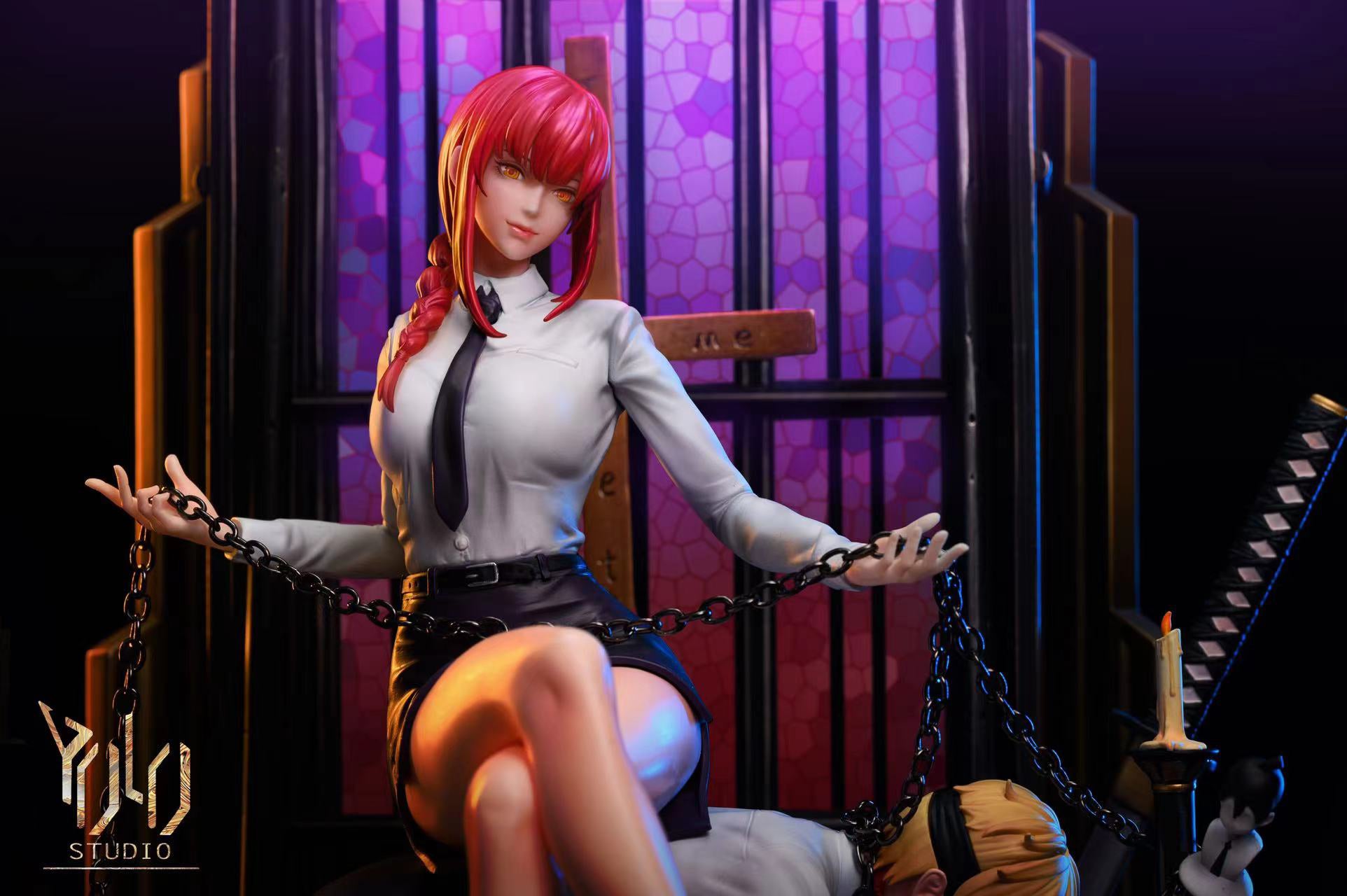 【Pre-order】Bad Woman Series 02 Makima with LED - Chainsaw Man Resin Statue - YOLO Studios
