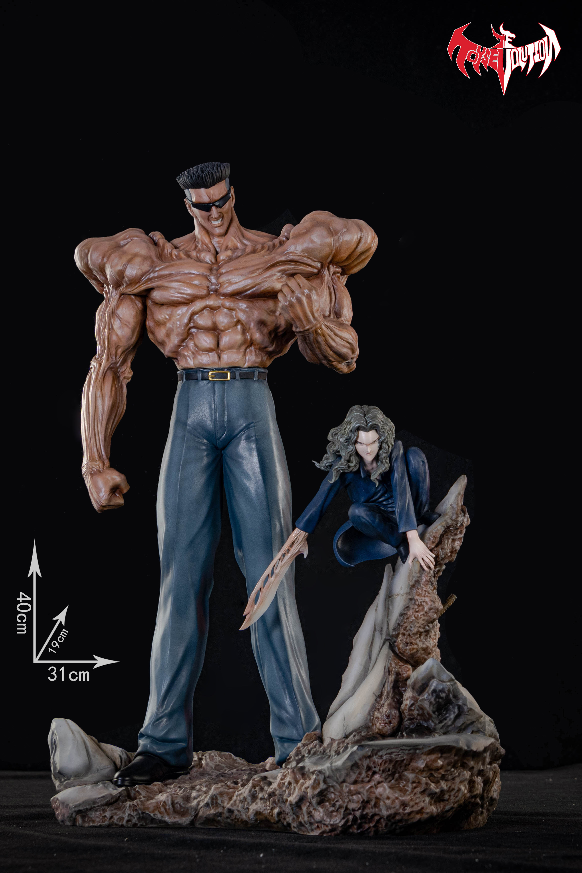 PRE-ORDER Toys Evolution - Yuyuhakusho - Kata nori Toguro brother 1/6 Statue(GK)