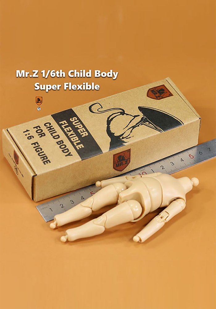 MR.Z 1/6 Child Body Kids Super Flexible 7'' Action Figure Body Doll Model Toys